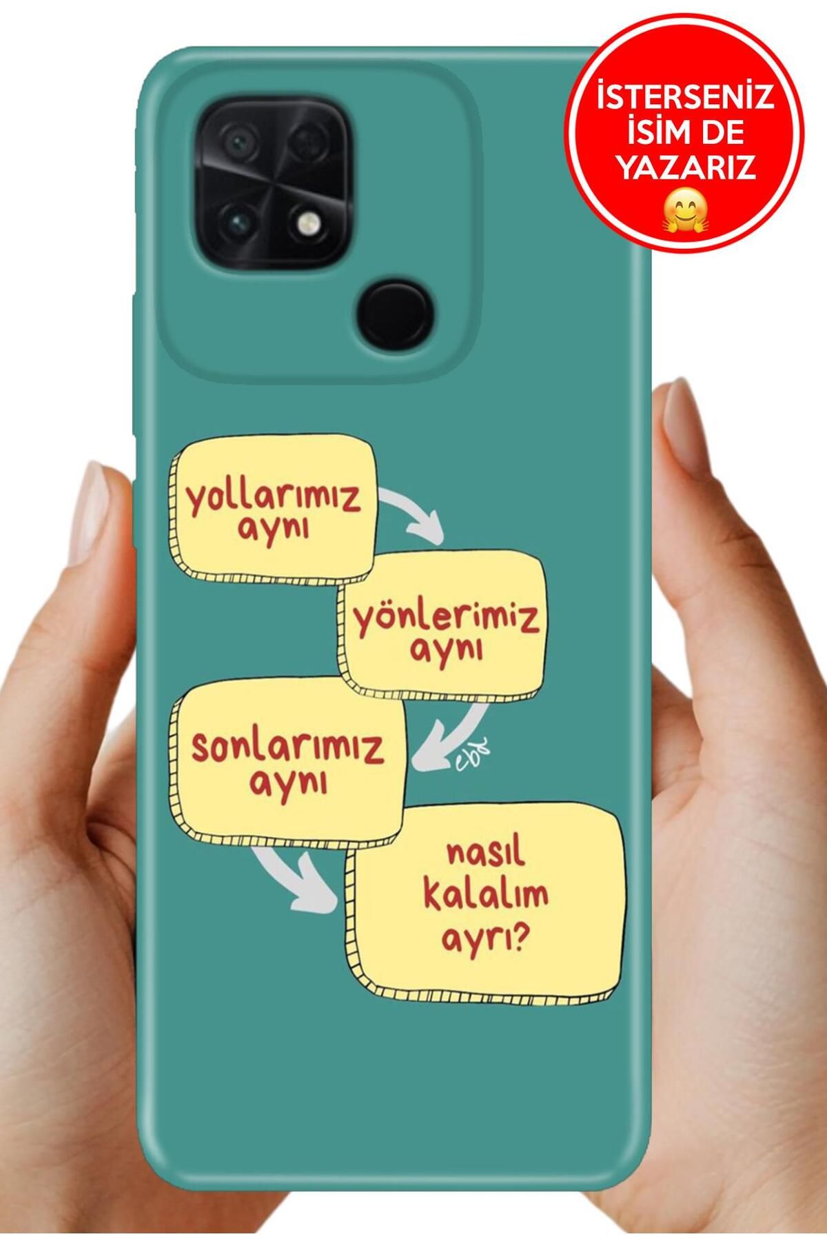 POCO C40 / Xiaomi Poco-C40 Kılıf Cekuform Desenli Art Silikon Biz Aynıyız