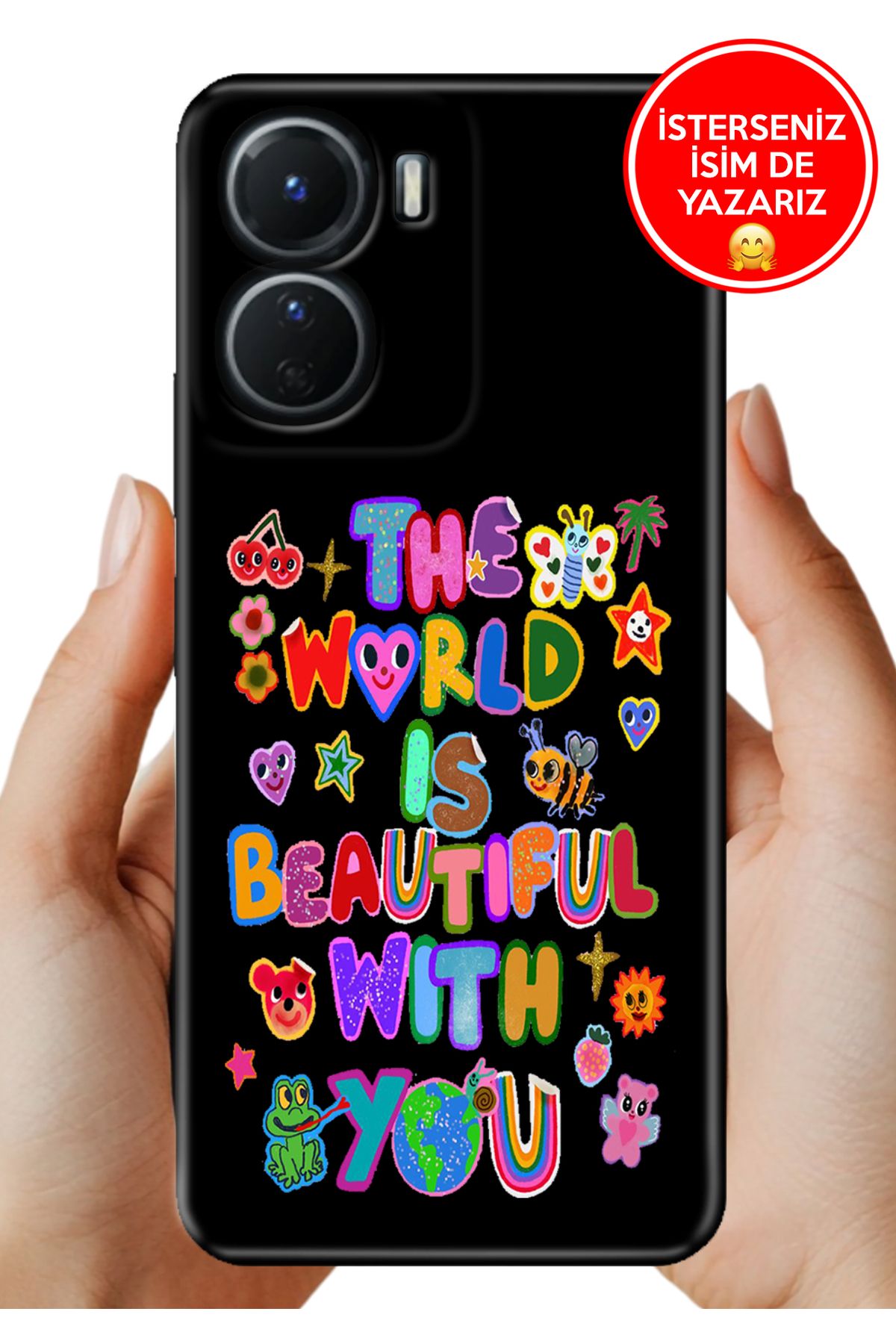 Cekuonline Y16 Kılıf Telefon Kılıfı Tasarım Kapak With You