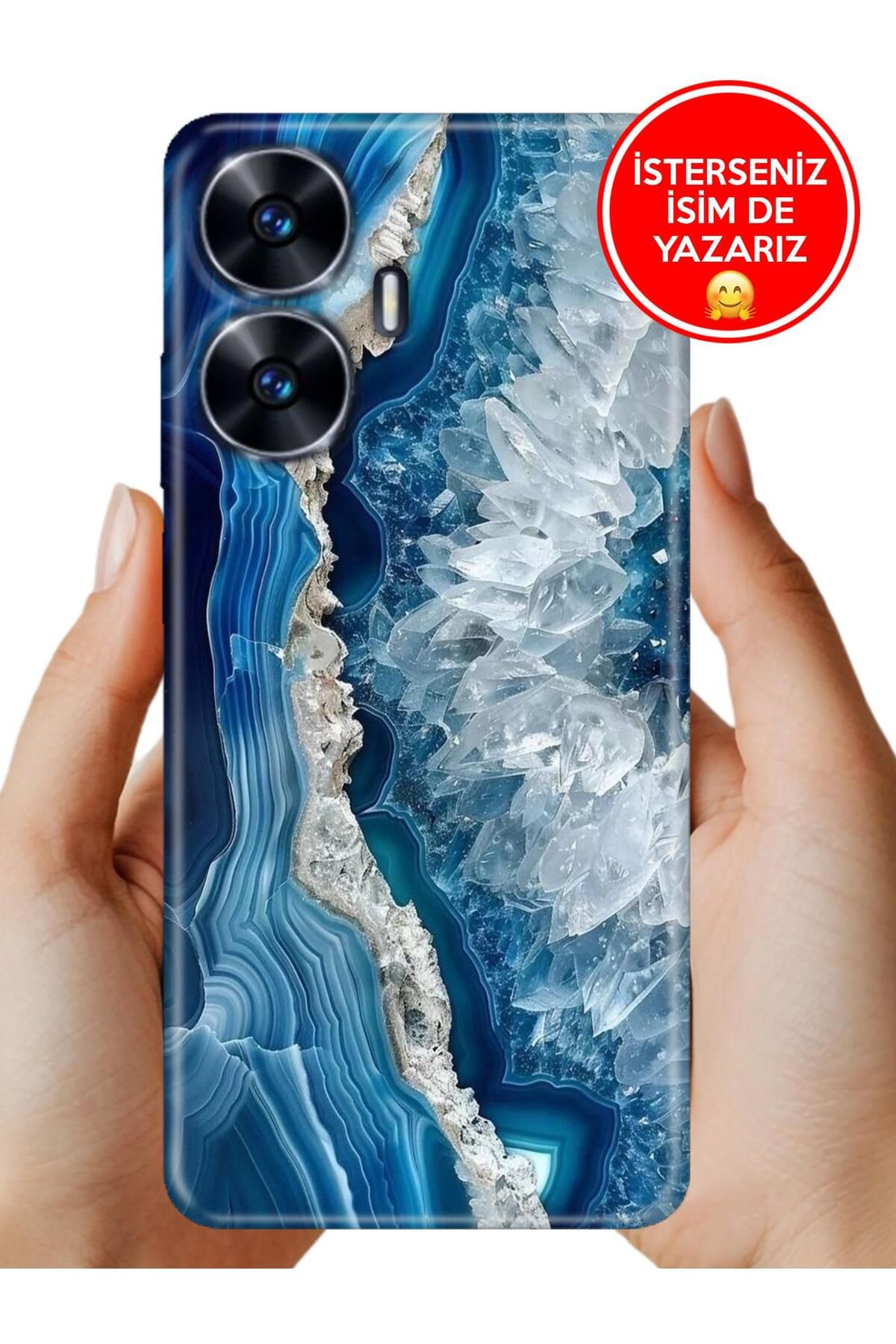 realme C55 Kılıf Desenli Baskılı Kamera Korumalı ZRR Silikon OttoMarble