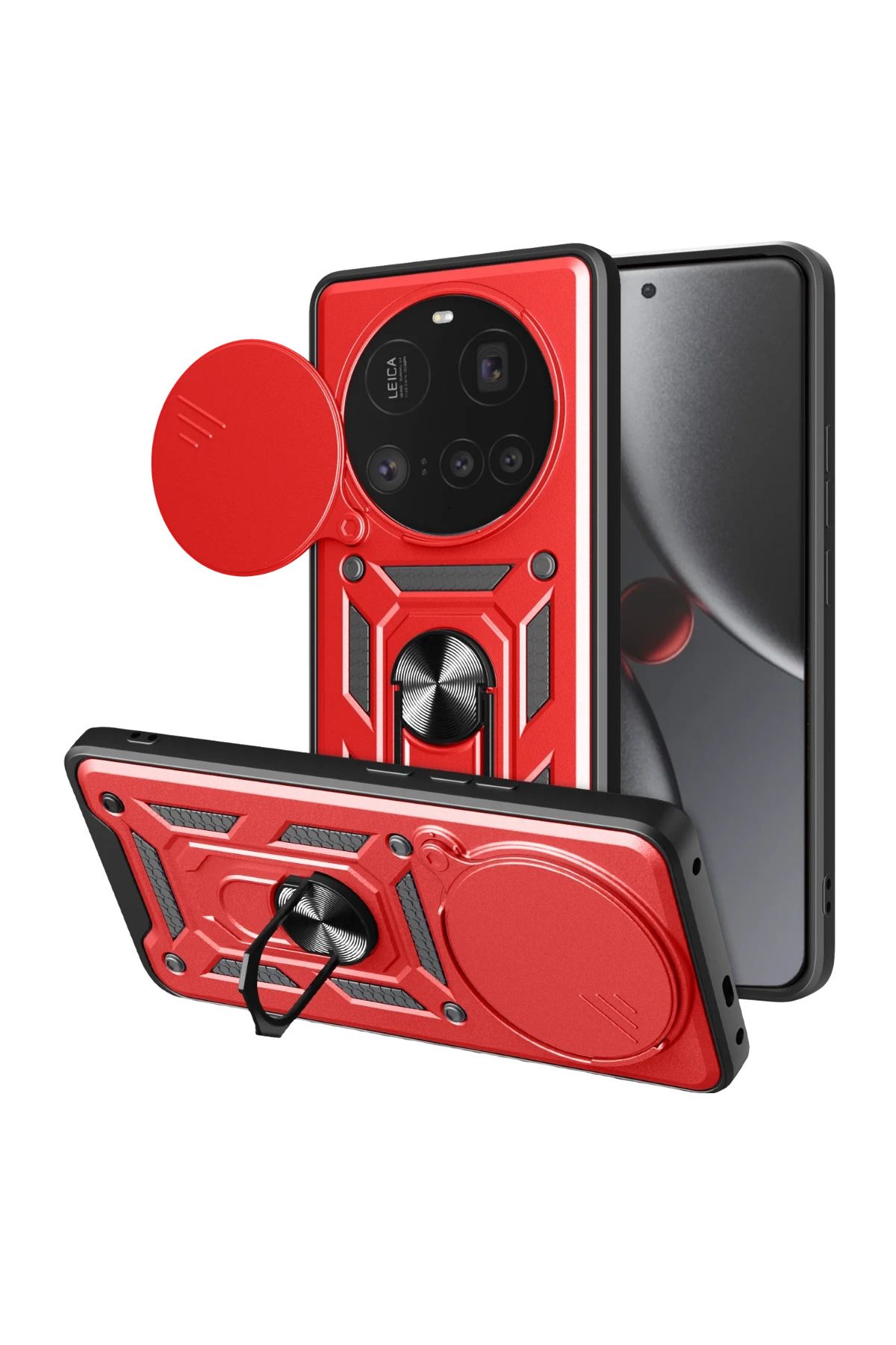 NANOSPACE Xiaomi Mi 15 Ultra İle Uyumlu Kılıf Pars Lens Yüzüklü Silikon Kamera Korumalı kılıf
