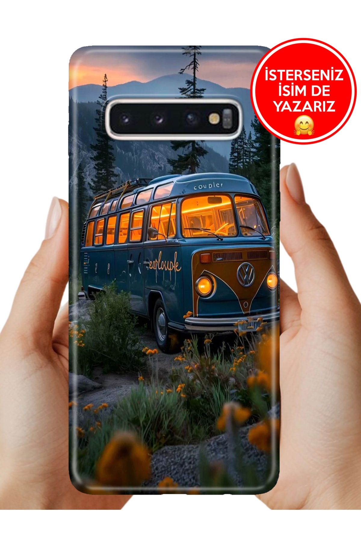 Cekuonline Samsung Galaxy S10+ Plus Kılıf Telefon Kılıfı Tasarım Kapak Yalnızlık İstiyorum