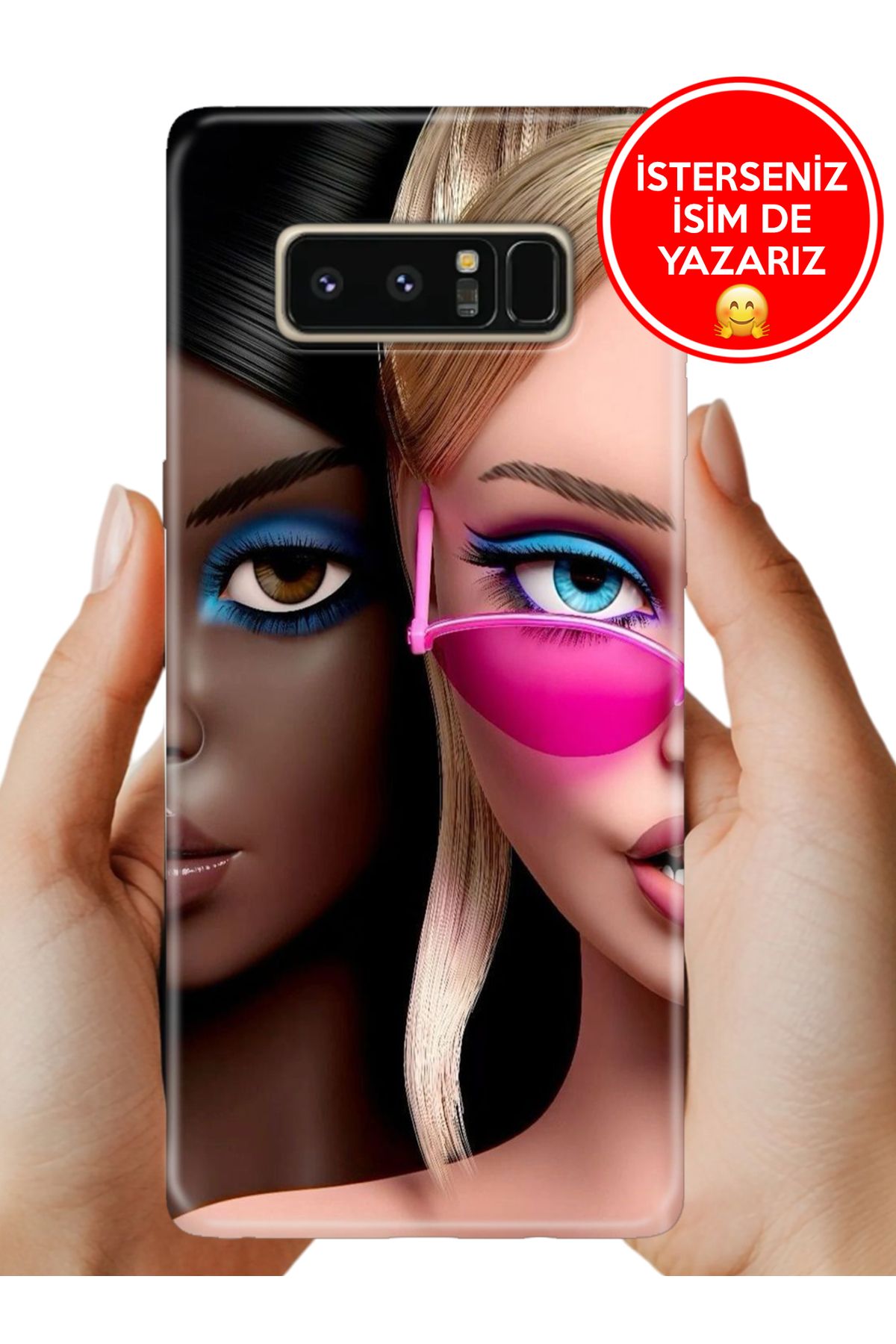 Cekuonline Galaxy Note 8 Kılıf 0.35 mm Resimli Silikon Kankalar