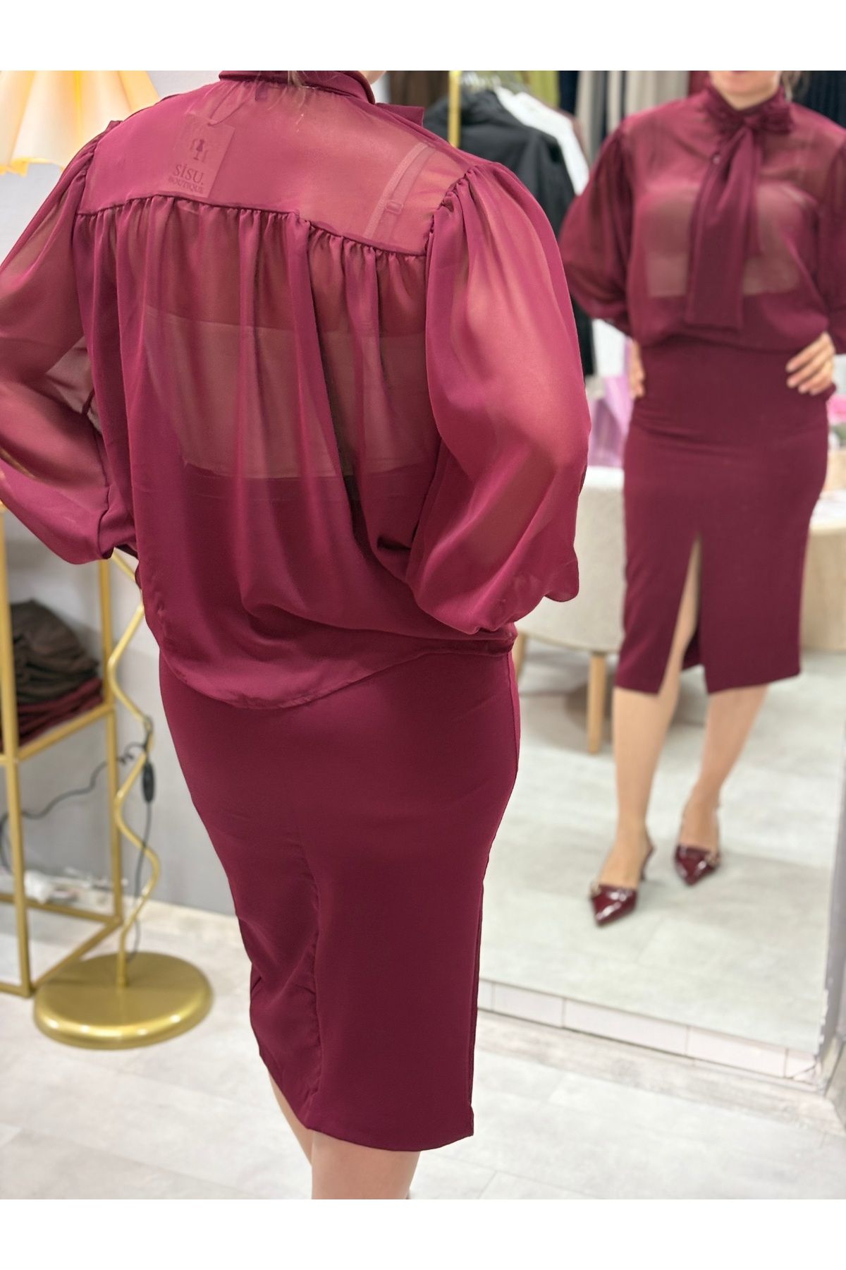 SİSU BOUTIQUE Şifon Gömlek