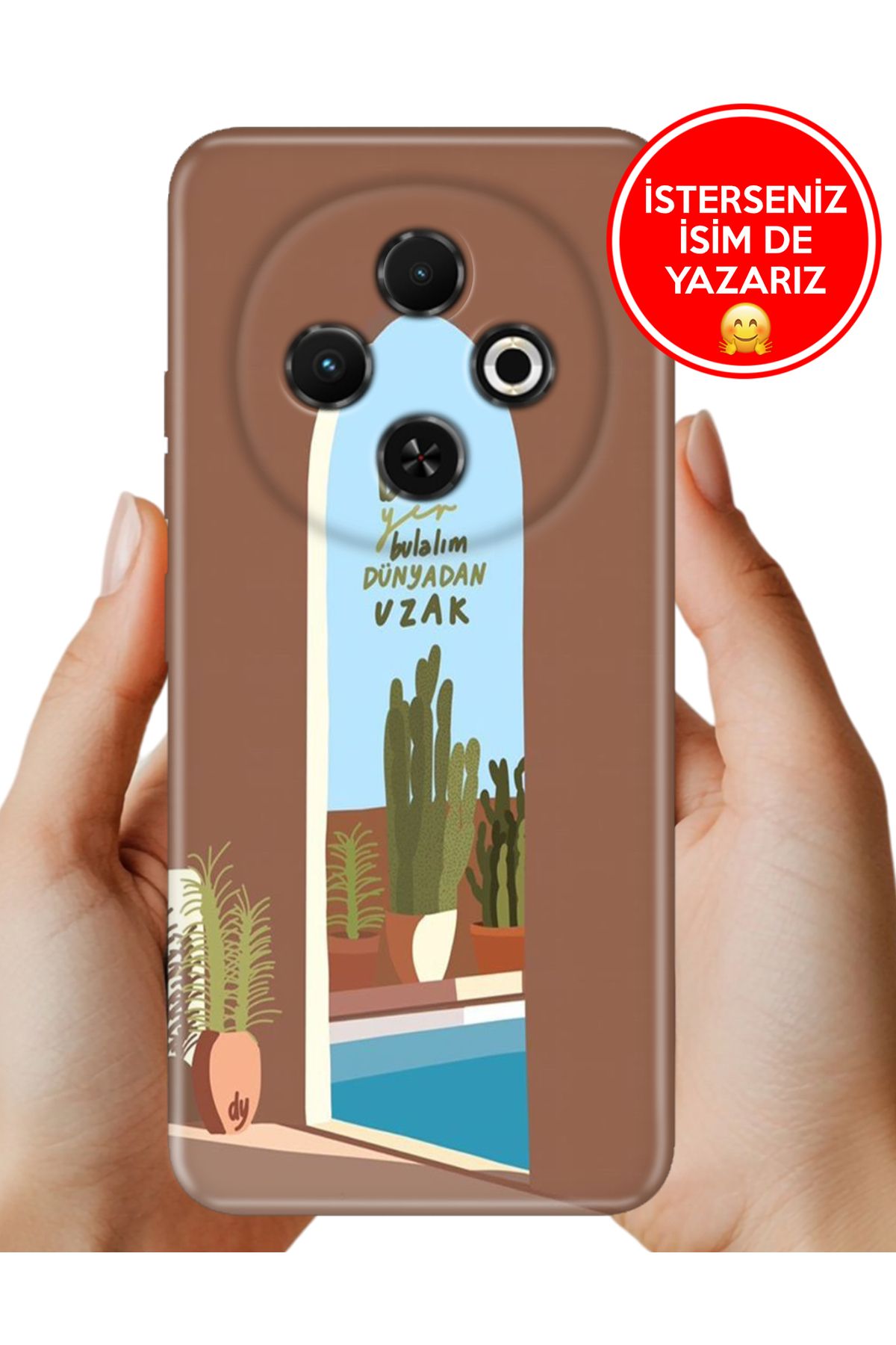 TECNO Spark 30C Kılıf Desenli Baskılı Kamera Korumalı ZRR Silikon Dünyadan Uzak