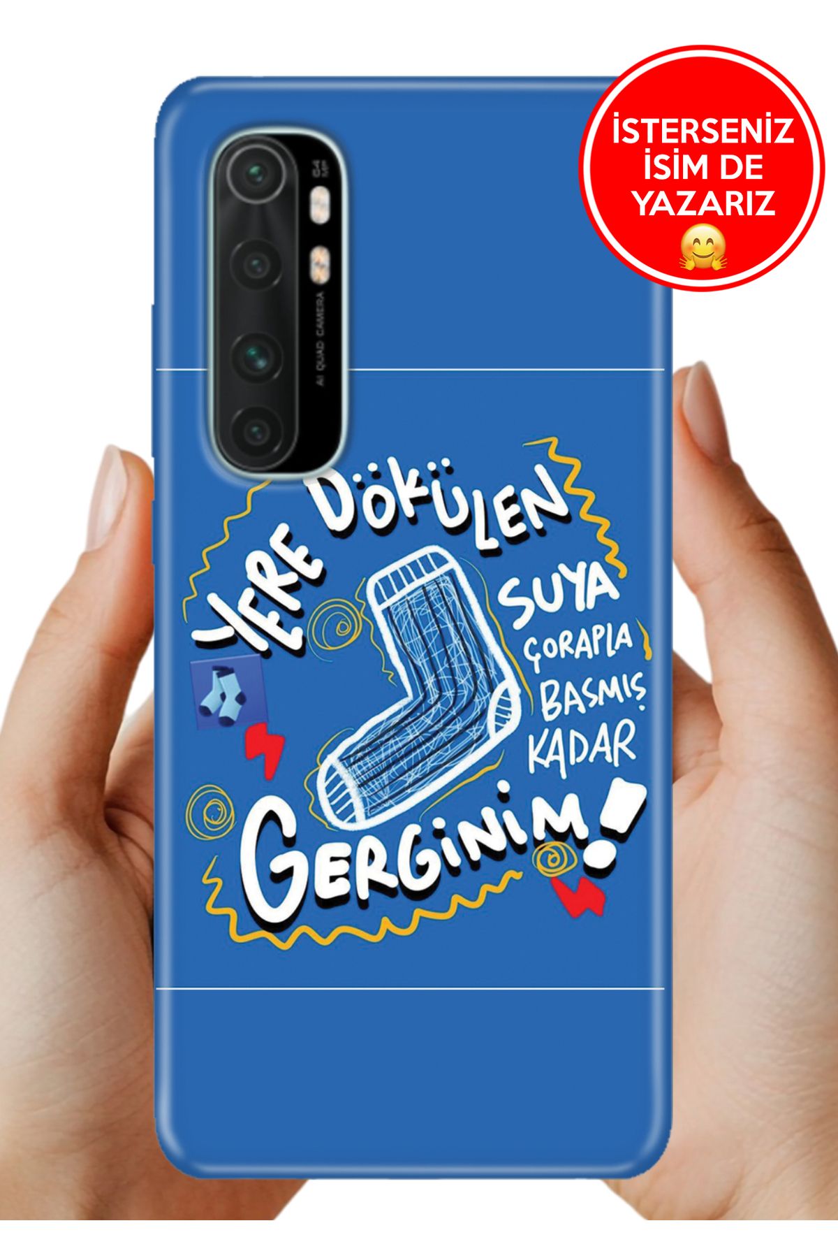 Cekuonline Xiaomi Mi Note 10 Lite Kılıf Gerginim