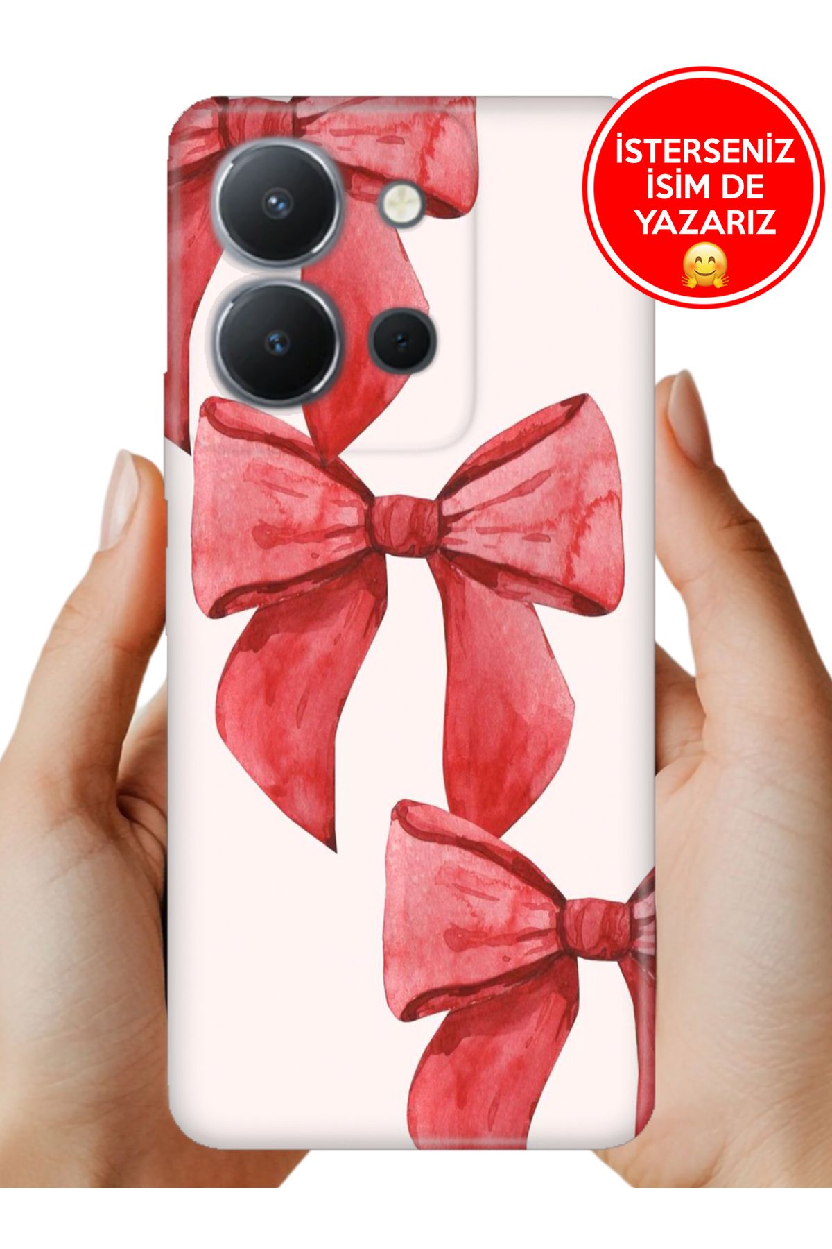 Cekuonline Vivo Y36 Uyumlu Kılıf 6.64" Kamera Korumalı Full Desen Arka Silikon Kurdele Sanat