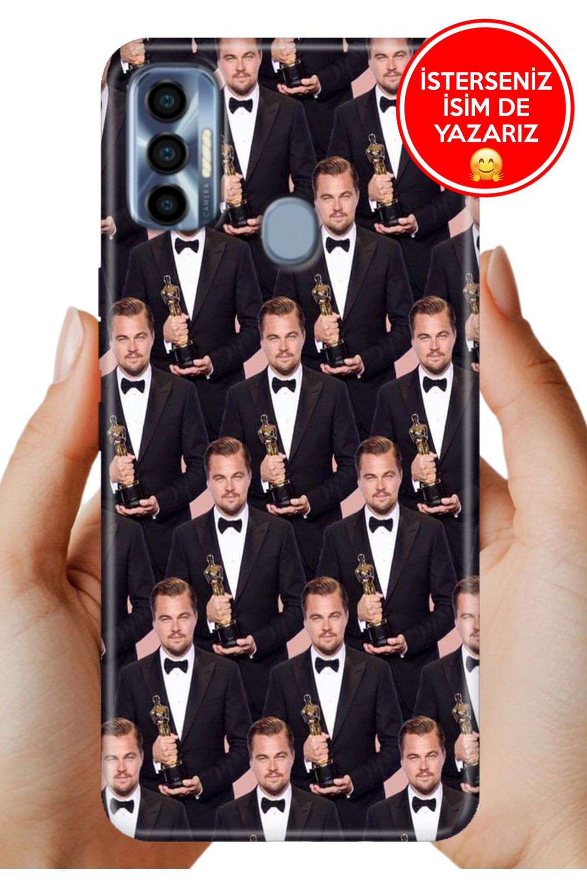 TECNO Spark 7 Pro Kılıf Desenli Baskılı Kamera Korumalı ZRR Silikon Leonardo