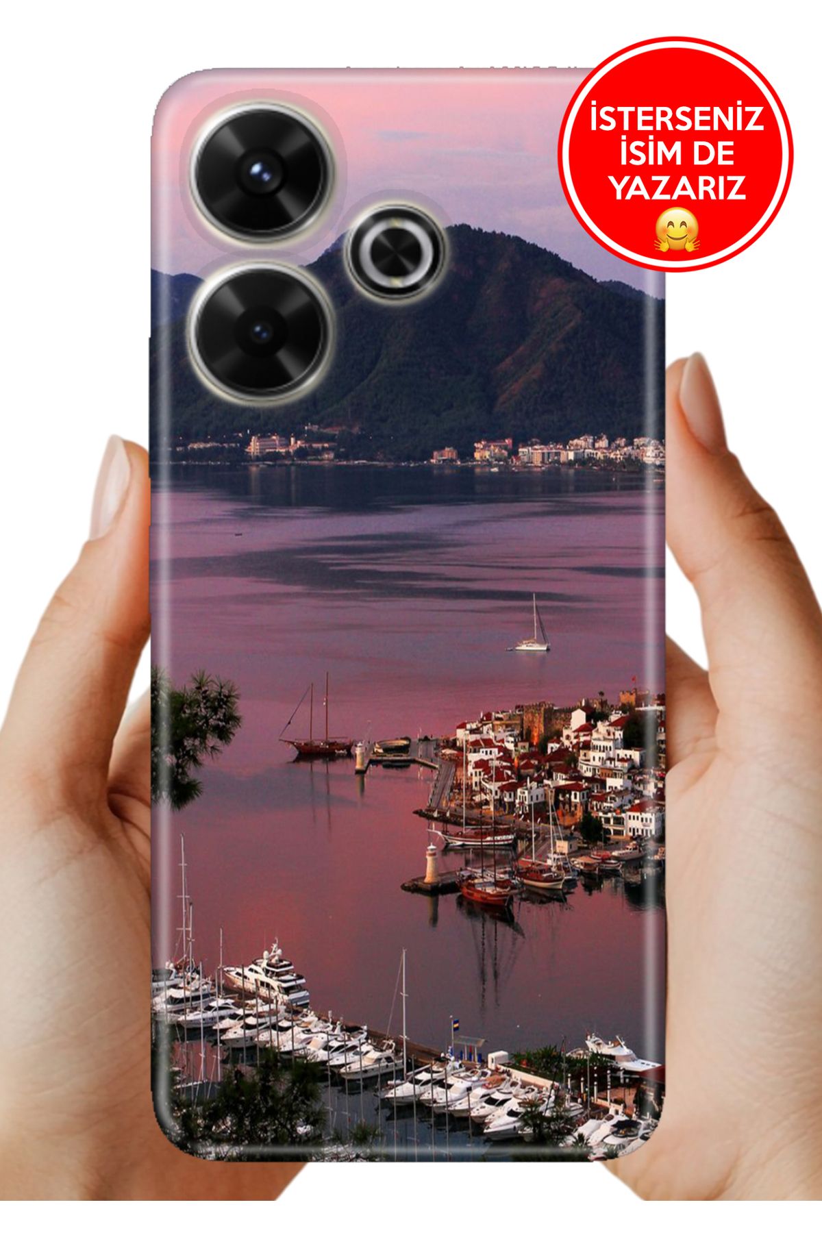 Cekuonline Xiaomi Redmi 13 4G Kılıf Kamera Koruma Vip-Seri Esnek Silikon Marmaris