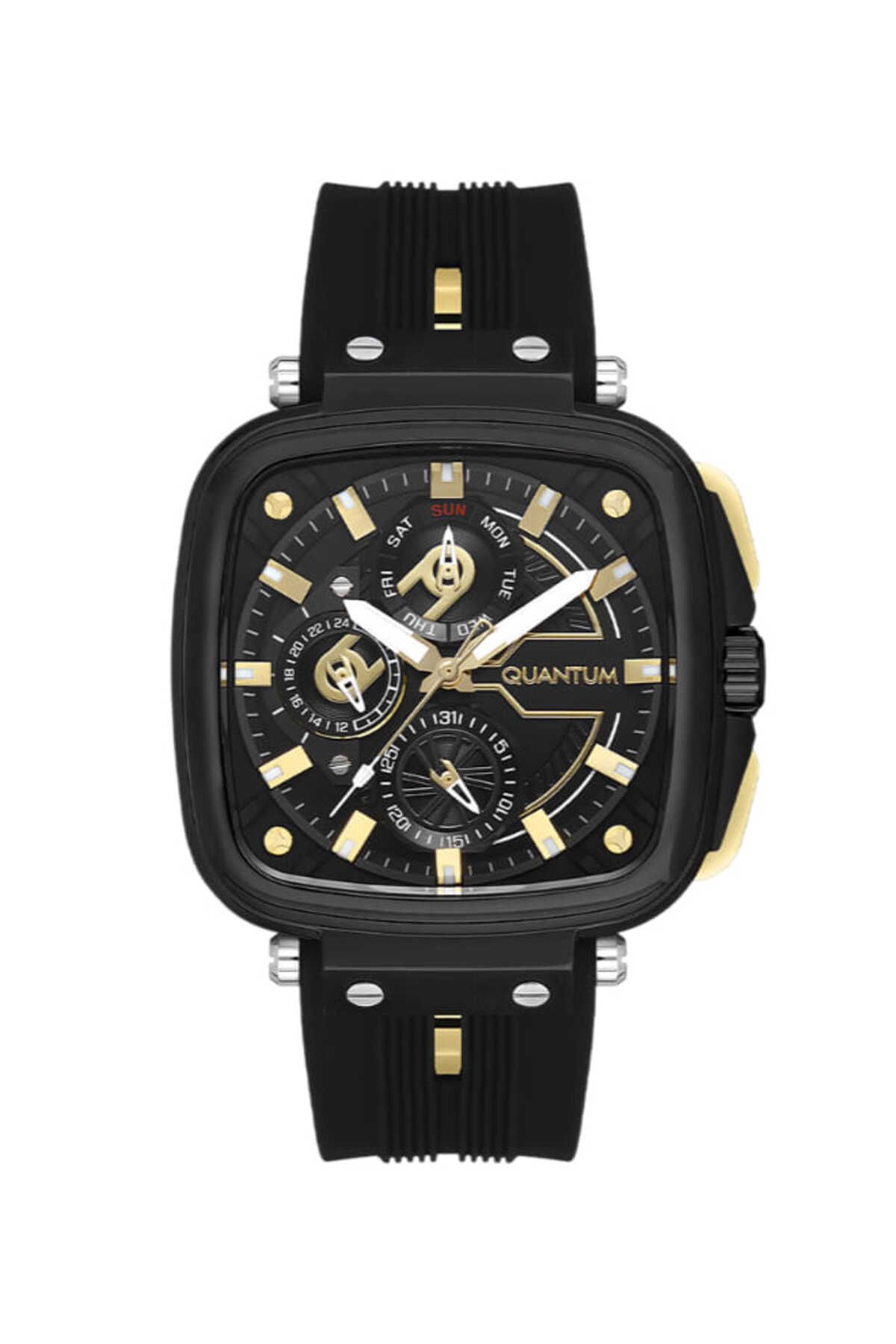 Quantum-Quantum Men's Multi Function Black Dial Watch - PWG1014.651 1