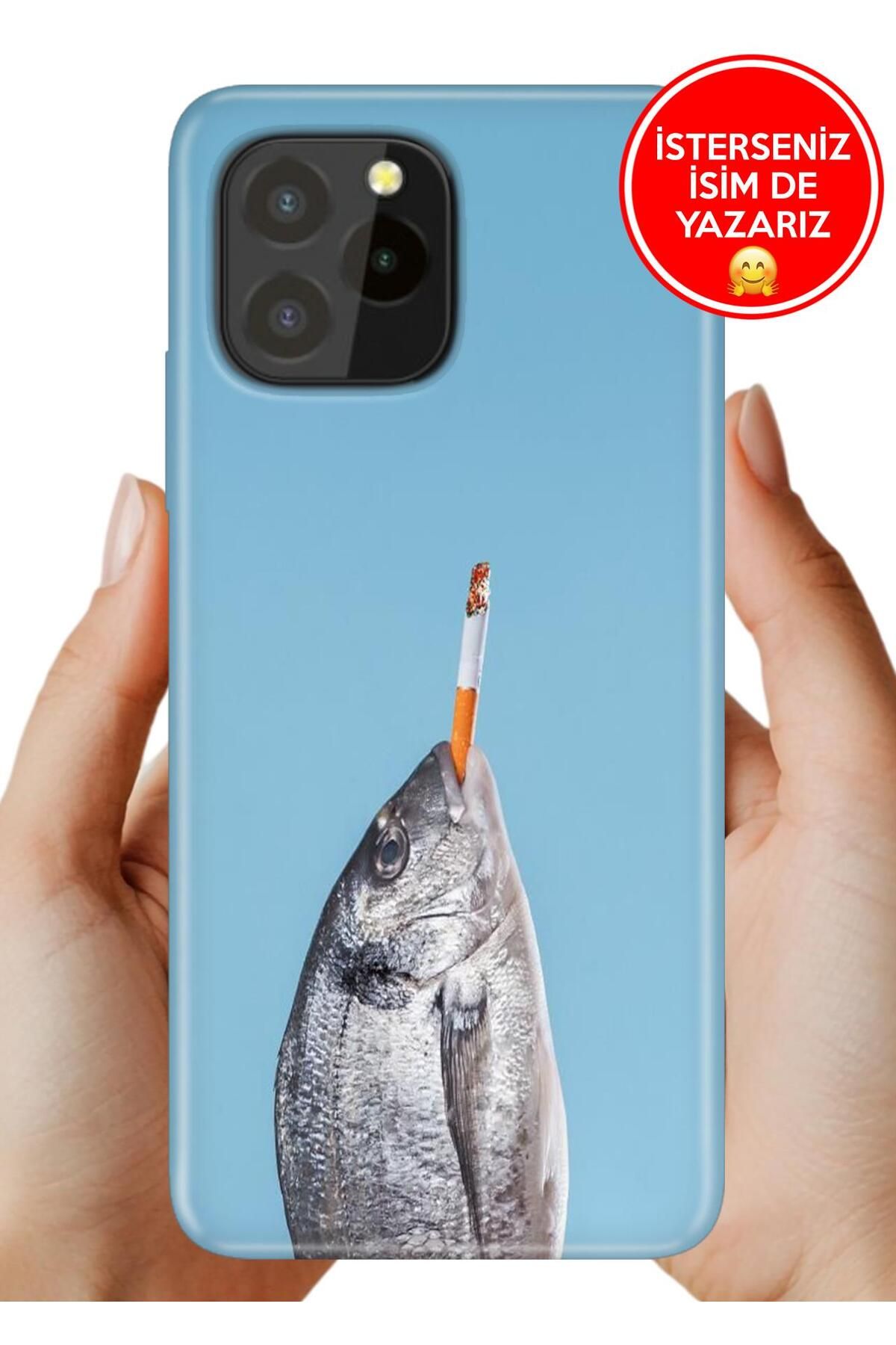 oukitel C21 Pro / Plus Kılıf Fish Smoke