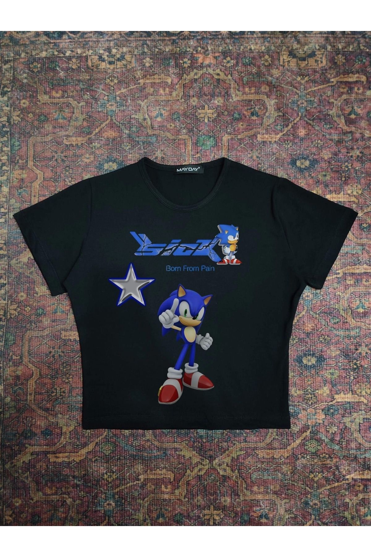 1blood Siyah Sonic Crop