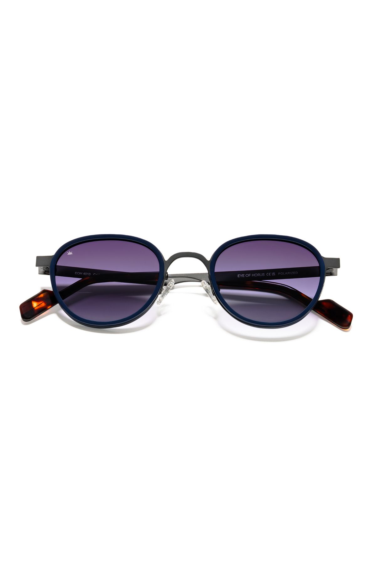 EYE OF HORUS EOH4010 C4 Lacivert/Gri Metal Unisex Güneş Gözlüğü