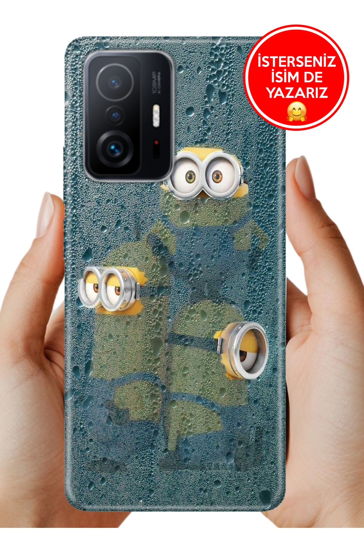 Cekuonline Xiaomi Mi 11T- 11T Pro Kılıf Kamera Koruma Vip-Seri Esnek Silikon Minions9120