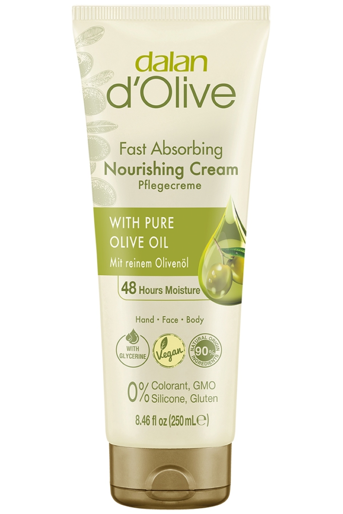 Dalan Crema De Corp Si Maini Dalan D'olive Cu Ulei De Masline Pur, 250ml - One Size