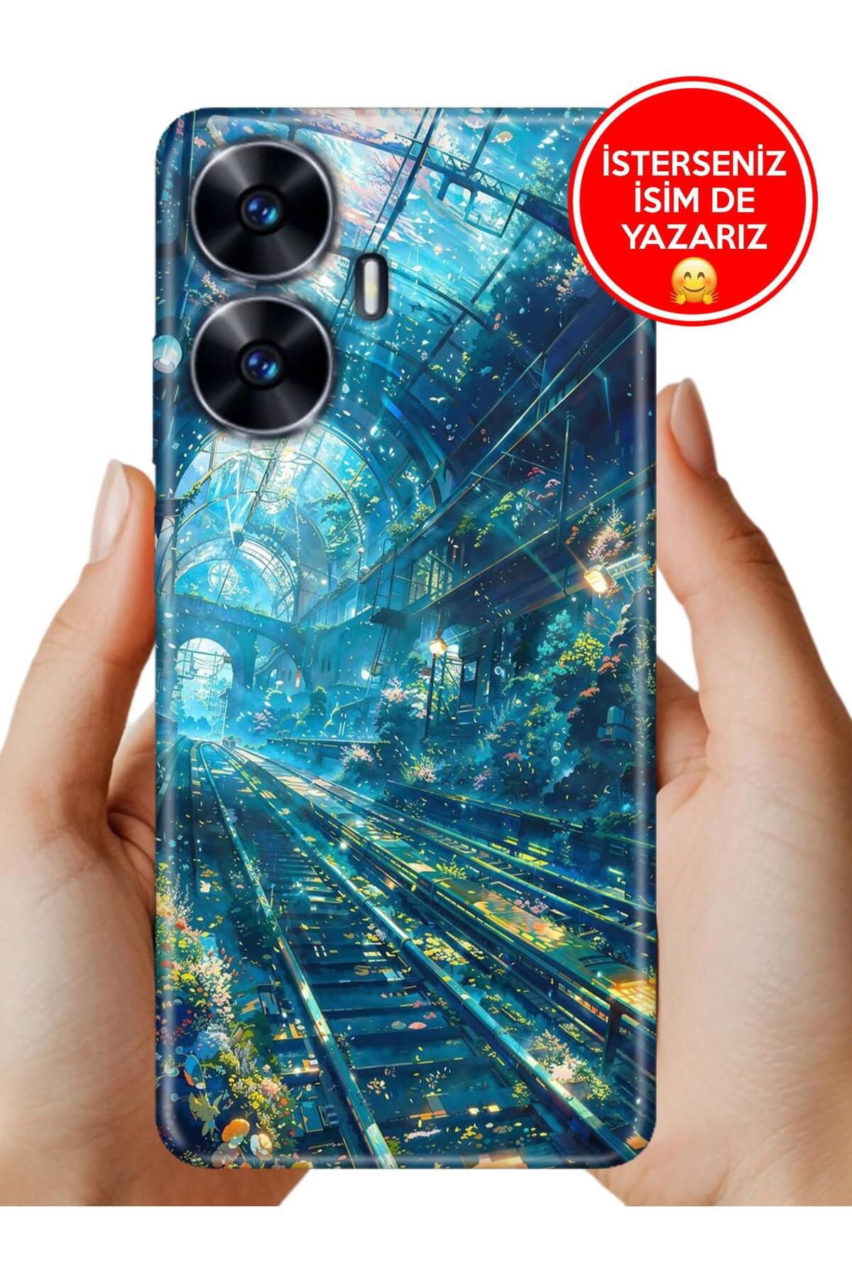 realme C55 Kılıf Tam Rubber Esnek Silikon Full Koruma Sular Altında