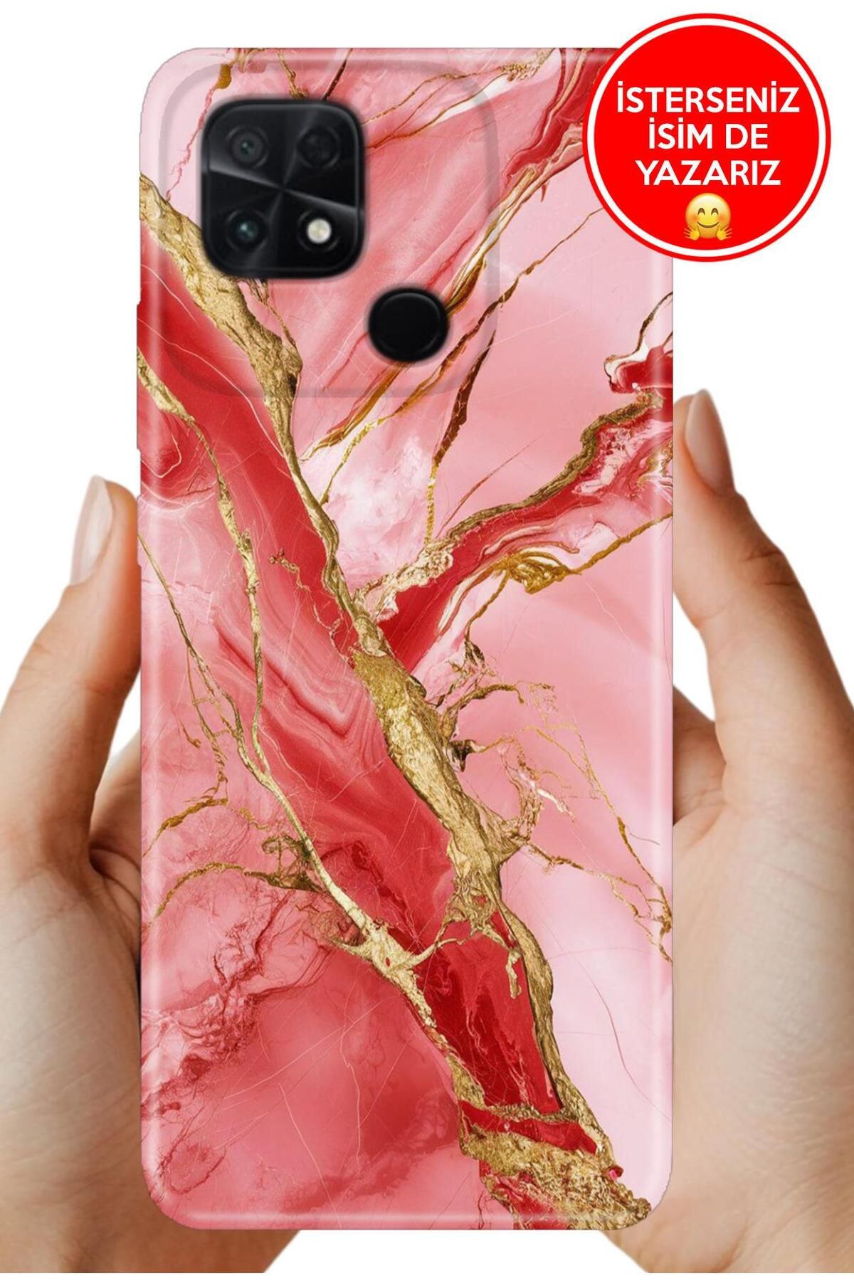POCO C40 / Xiaomi Poco-C40 Kılıf Desenli İsimli / İsimsiz Silikon Pembemermer 32