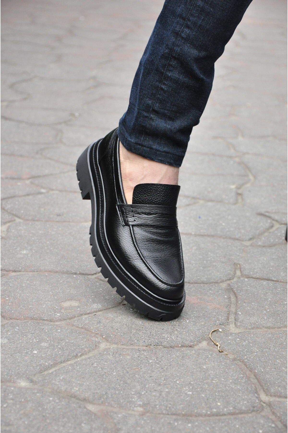 ARYAN Silva Model Hakiki Natural Floater Deri Casual Ayakkabı
