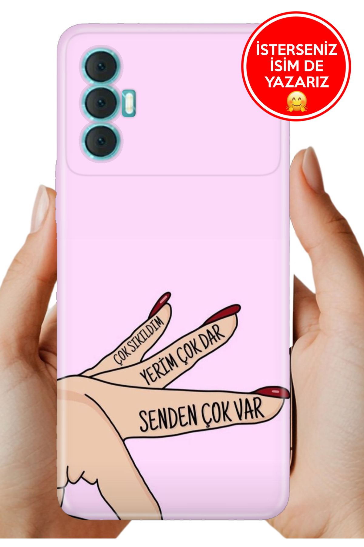 TECNO Spark 8 Pro Kılıf Tam Rubber Esnek Silikon Full Koruma Senden Çok Var