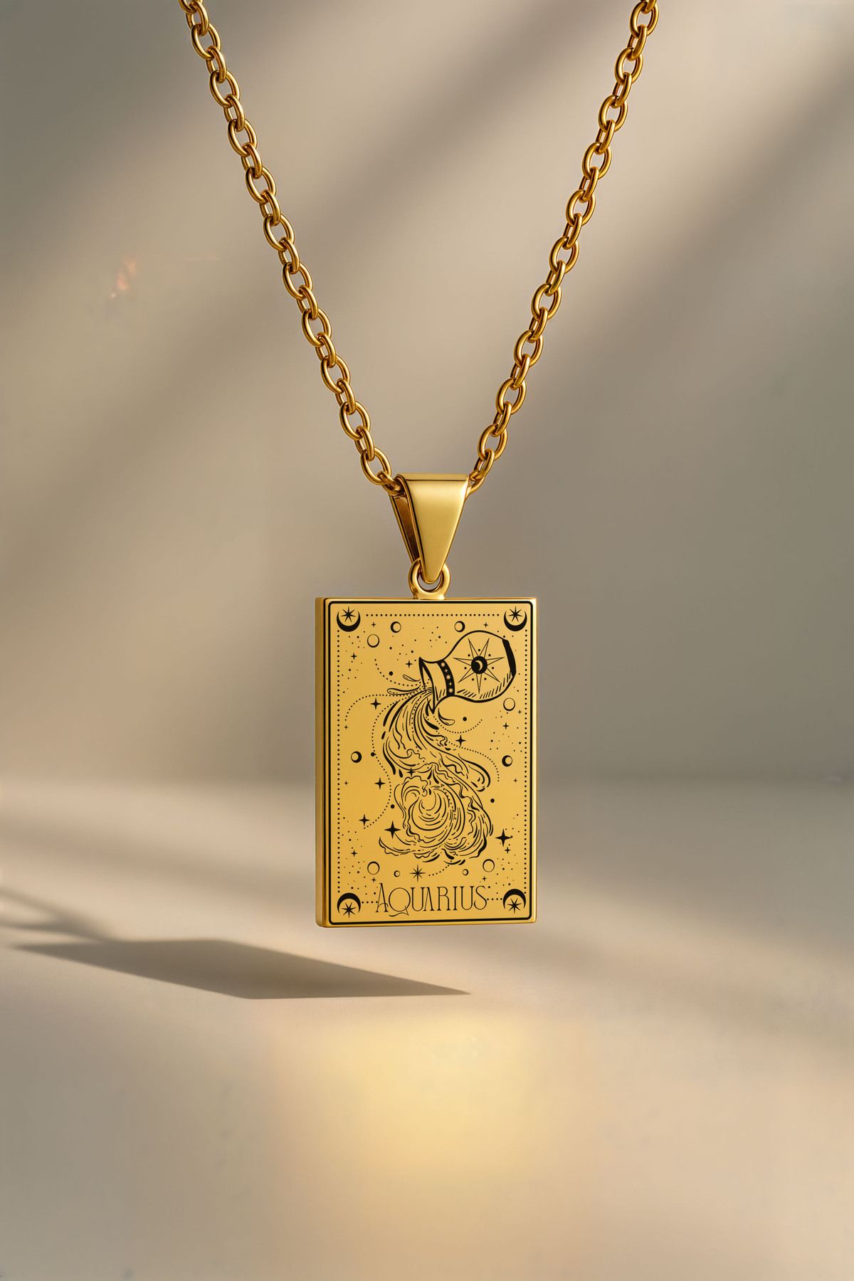 ArtinArt Kova Burcu Tarot Kolye | 316L Kararmaz Çelik
