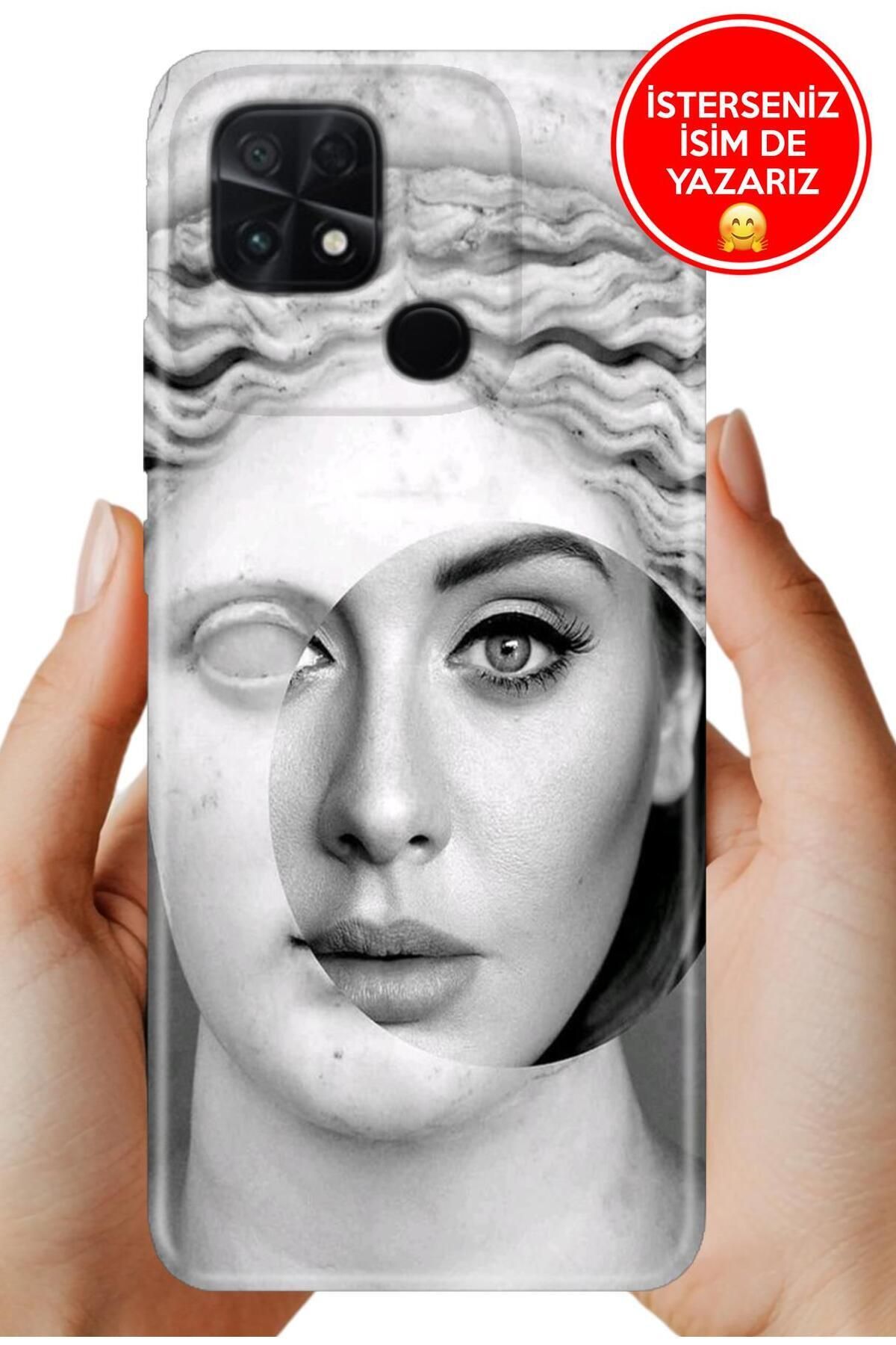 POCO C40 / Xiaomi Poco-C40 Kılıf Baskılı TR-Üretim Kapak Silikon Paint Adele