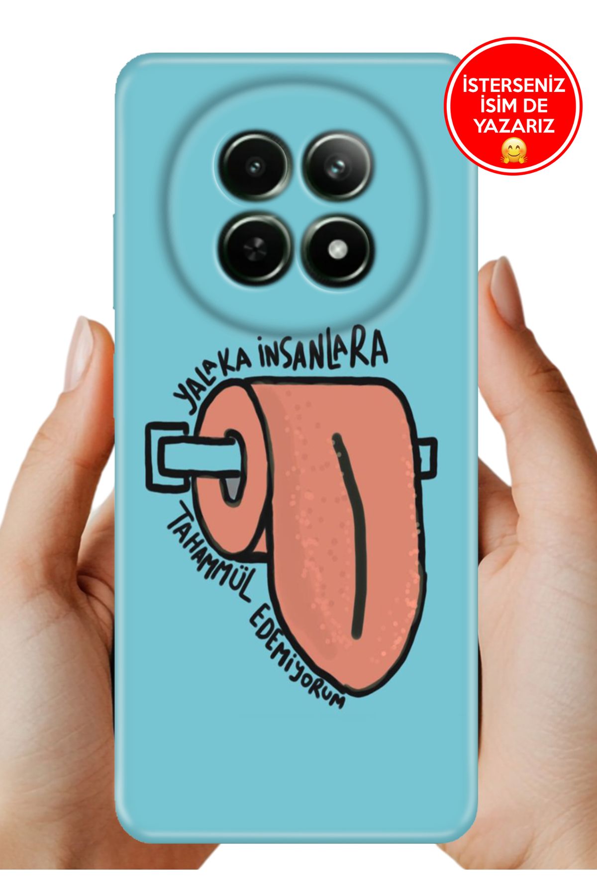 realme 12+ Plus Kılıf Tam Rubber Esnek Silikon Full Koruma Tahammül