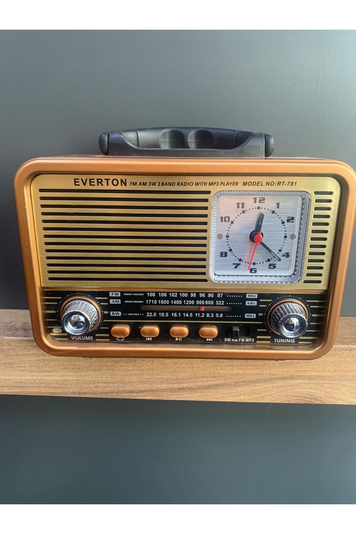 shop Everton Rt-781 -Usb-Tf-Am-Fm-Sw-Blue-Connect-Tws-Usb Şarj Nostaljik Radyo