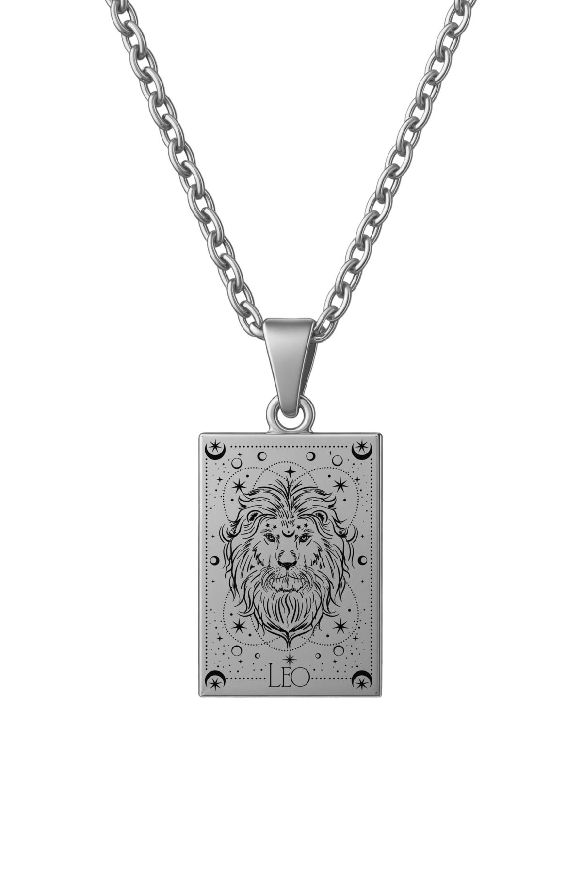 ArtinArt Aslan Burcu Tarot Kolye | 316L Kararmaz Çelik