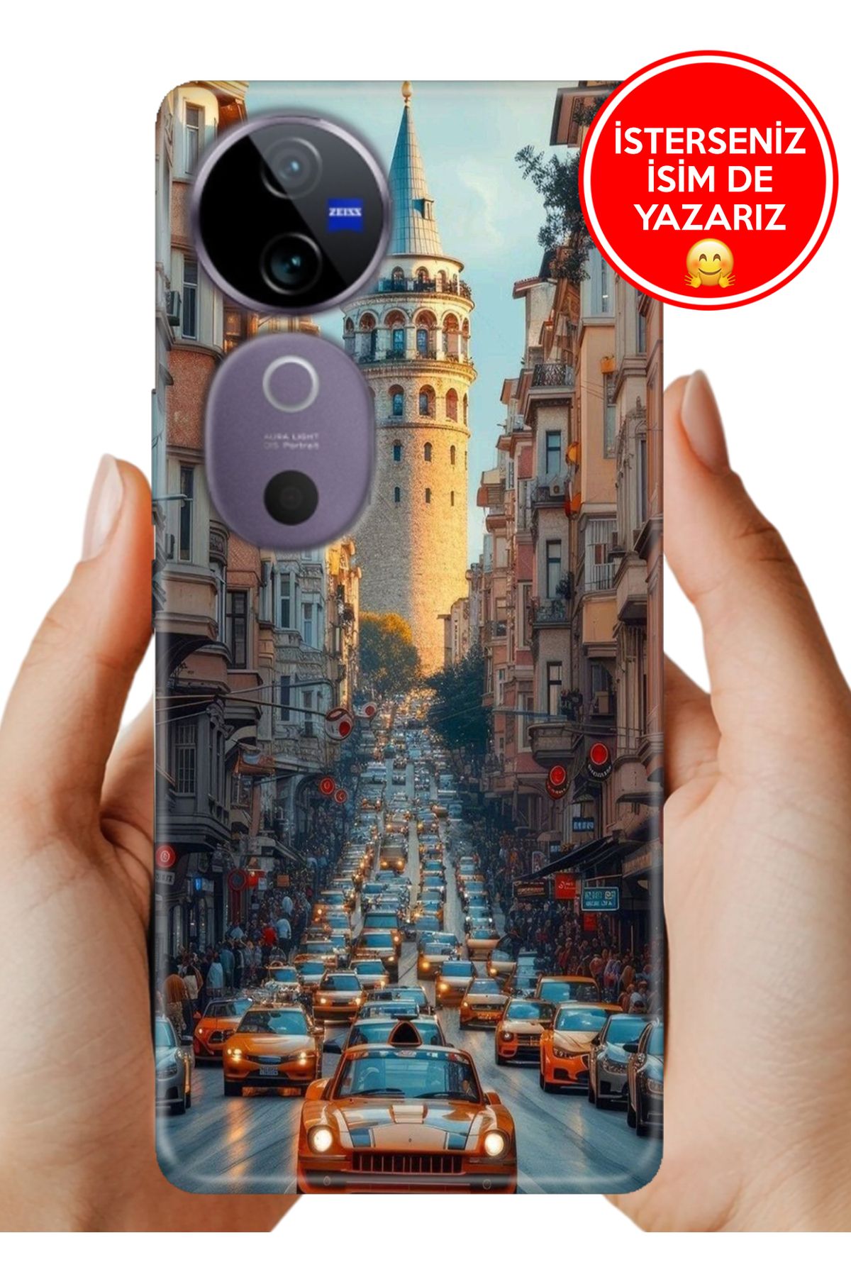 Cekuonline Vivo V40 5G Kılıf Galata Francisco