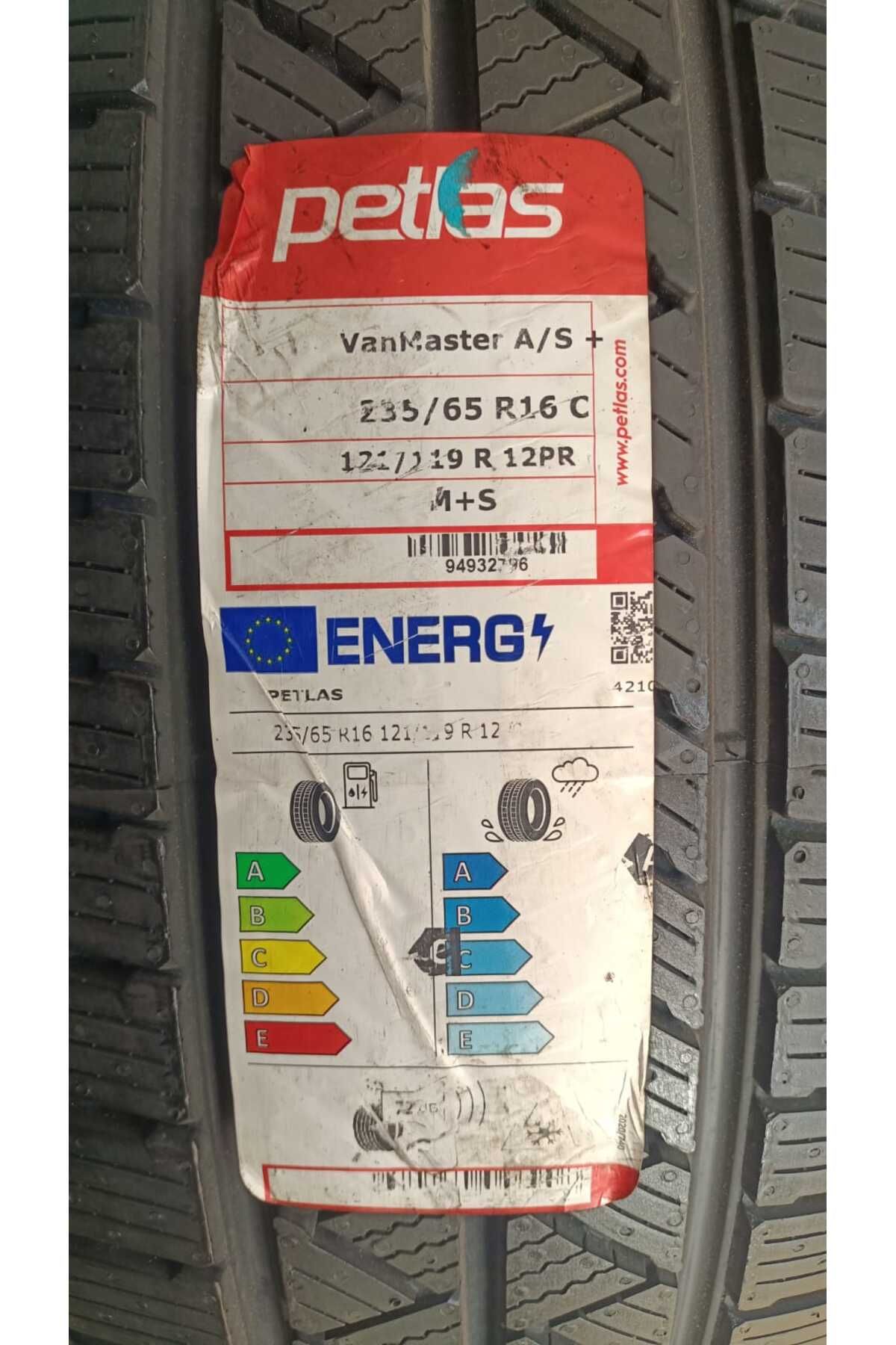 Petlas 235/65/16C (12K,119R,2023) VANMASTER - 4 MEVSİM LASTİK