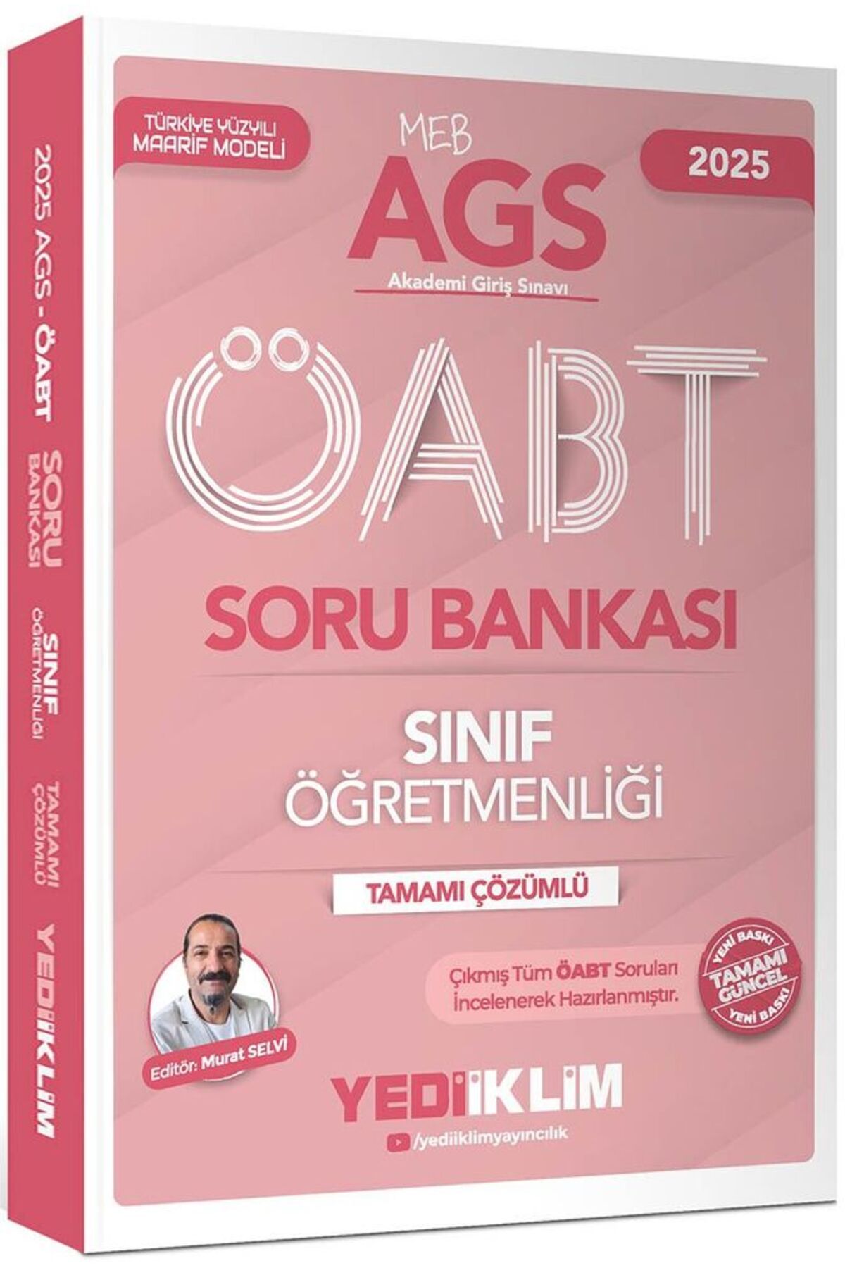 Yediiklim Yayınları Yediiklim 2025 MEB AGS ÖABT Sınıf Öğretmenliği Tamamı Çözümlü Soru Bankası