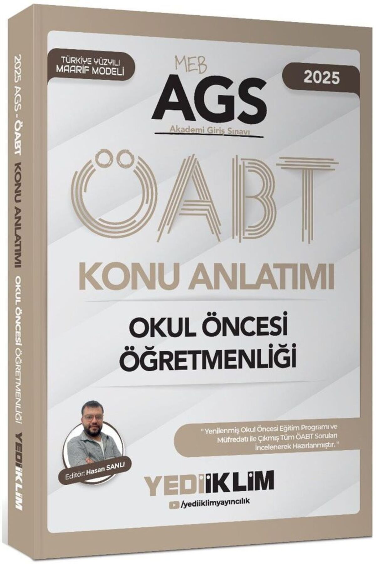 Yediiklim Yayınları Yediiklim 2025 MEB AGS ÖABT Okul Öncesi Öğretmenliği Konu Anlatımı