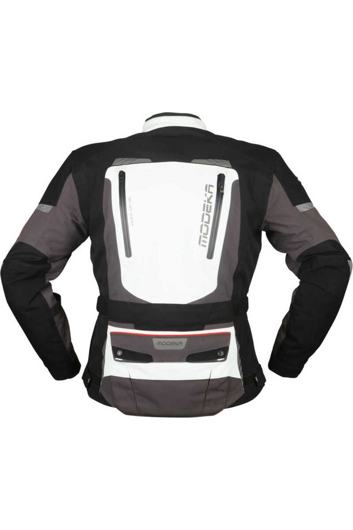Modeka VIPER LT WATERPROOF CEKET SİYAH AÇIK GRİ