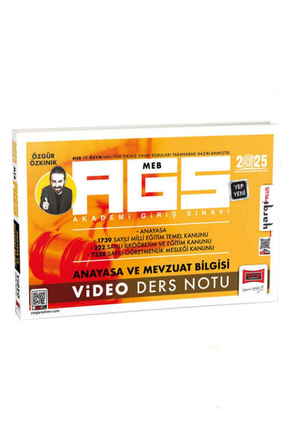 Yargı Yayınları Yargı 2025 MEB-AGS Anayasa ve Mevzuat Bilgisi Video Ders Notu