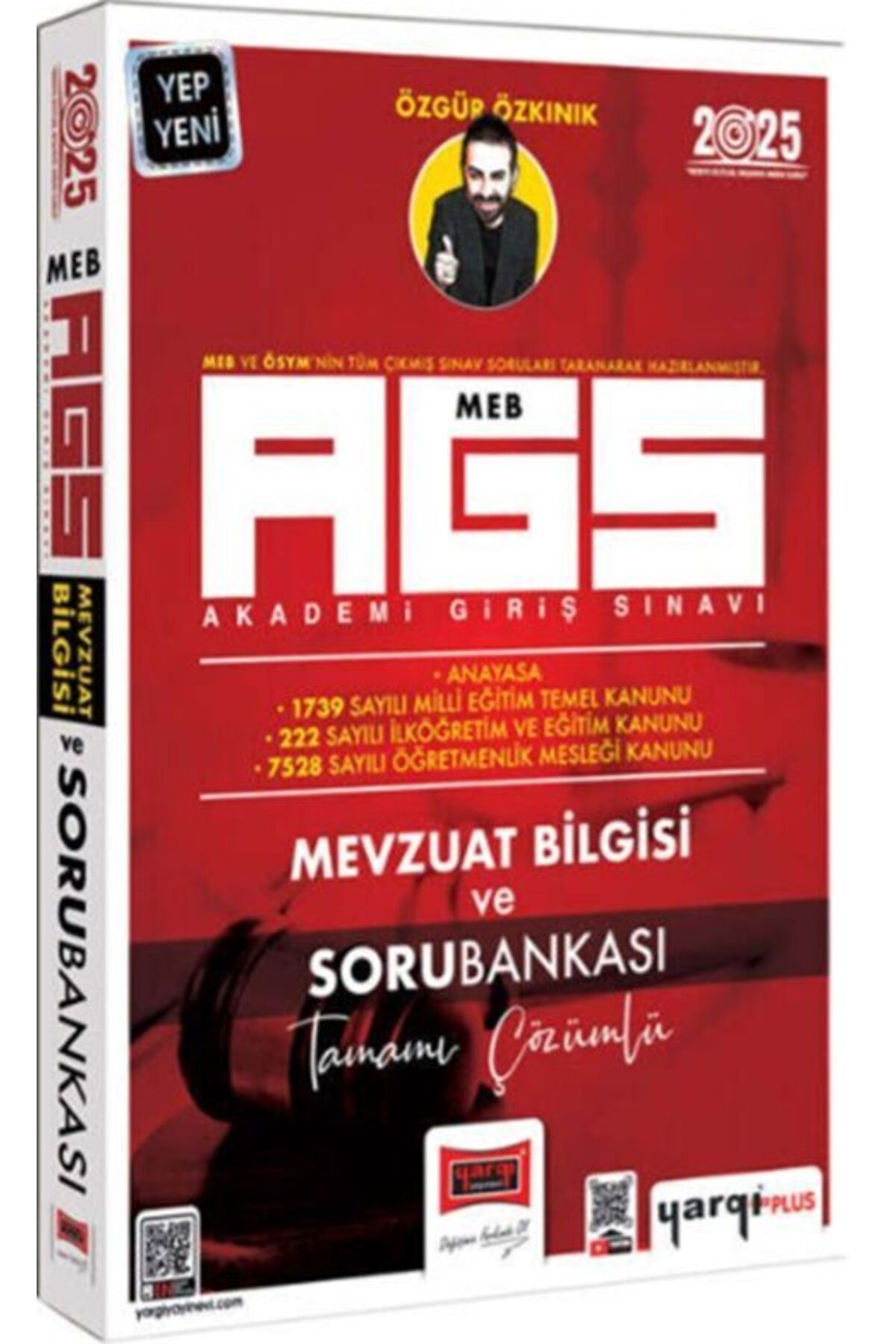 Yargı Yayınları Yargı 2025 MEB AGS Mevzuat Bilgisi ve Tamamı Çözümlü Soru Bankası