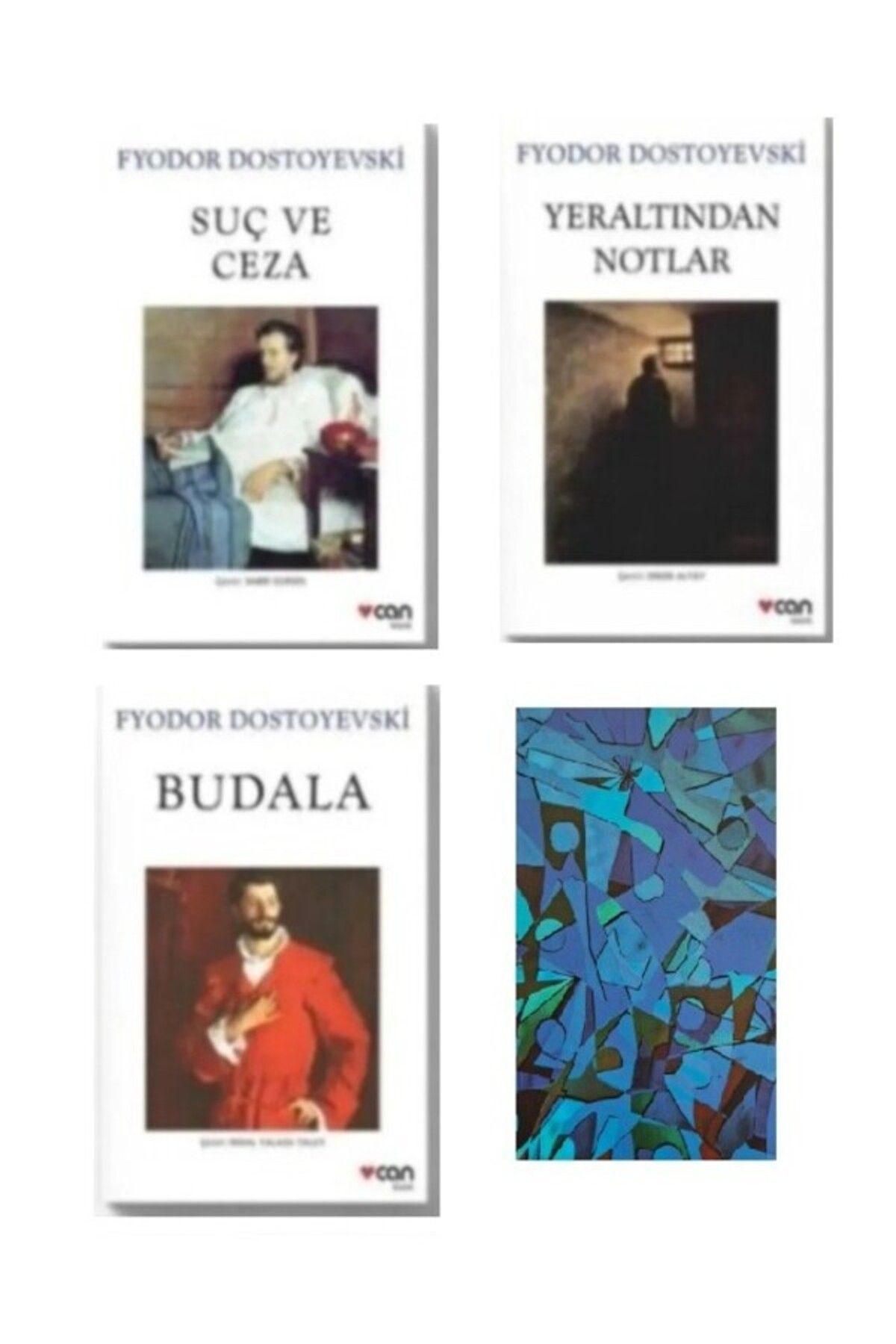 Can Yayınları Suç ve Ceza - Yeraltından Notlar - Budala - Not Defteri HEDİYE