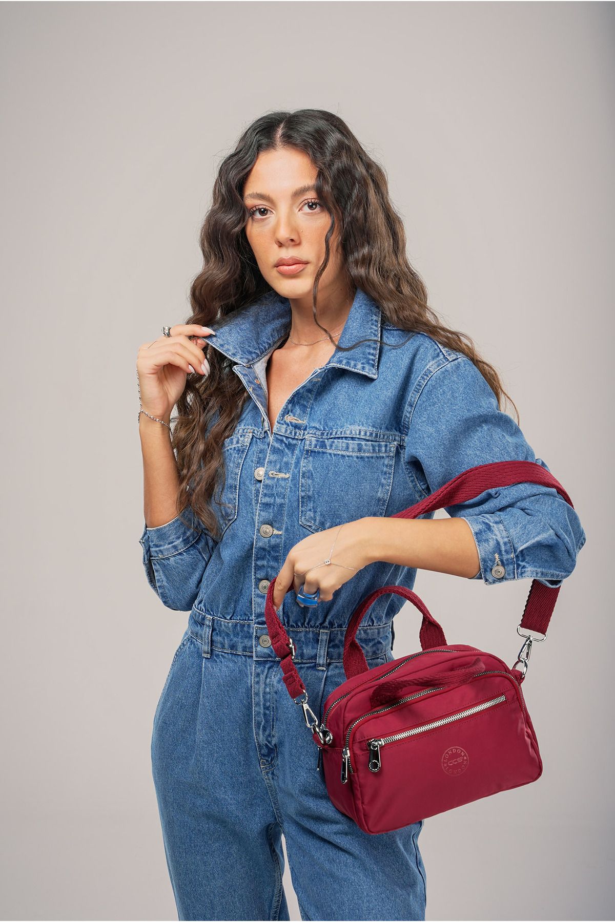 ÇÇS ÇÇS KADIN OMUZ ÇANTASI CCS17967 STD Bordo