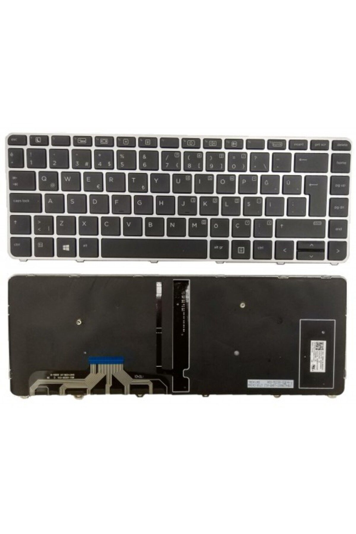 NION Hp N6E21AV 1EN16EA uyumlu Notebook Klavye (Siyah Aydınlatmalı TR)