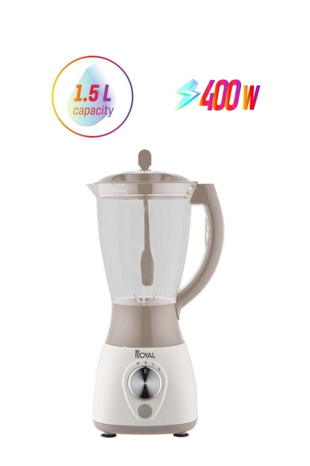 Royal-خلاط كهربائي 3 في 1، سعة 1.5 لتر، مستويان للسرعة مع وظيفة النبض، سعة 1.5 لتر، Ra-bg158 5