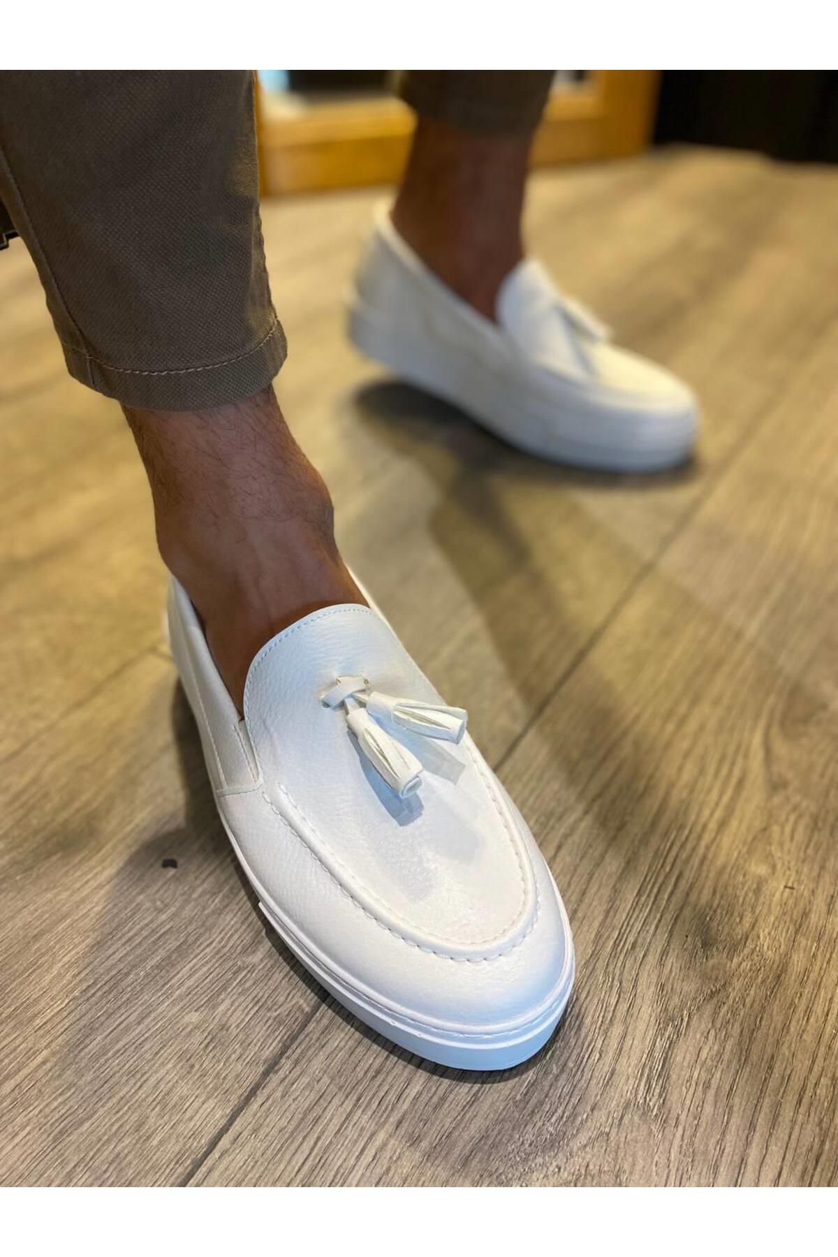 Byshoes Knack Günlük Spor Klasik Ayakkabı 717 Beyaz