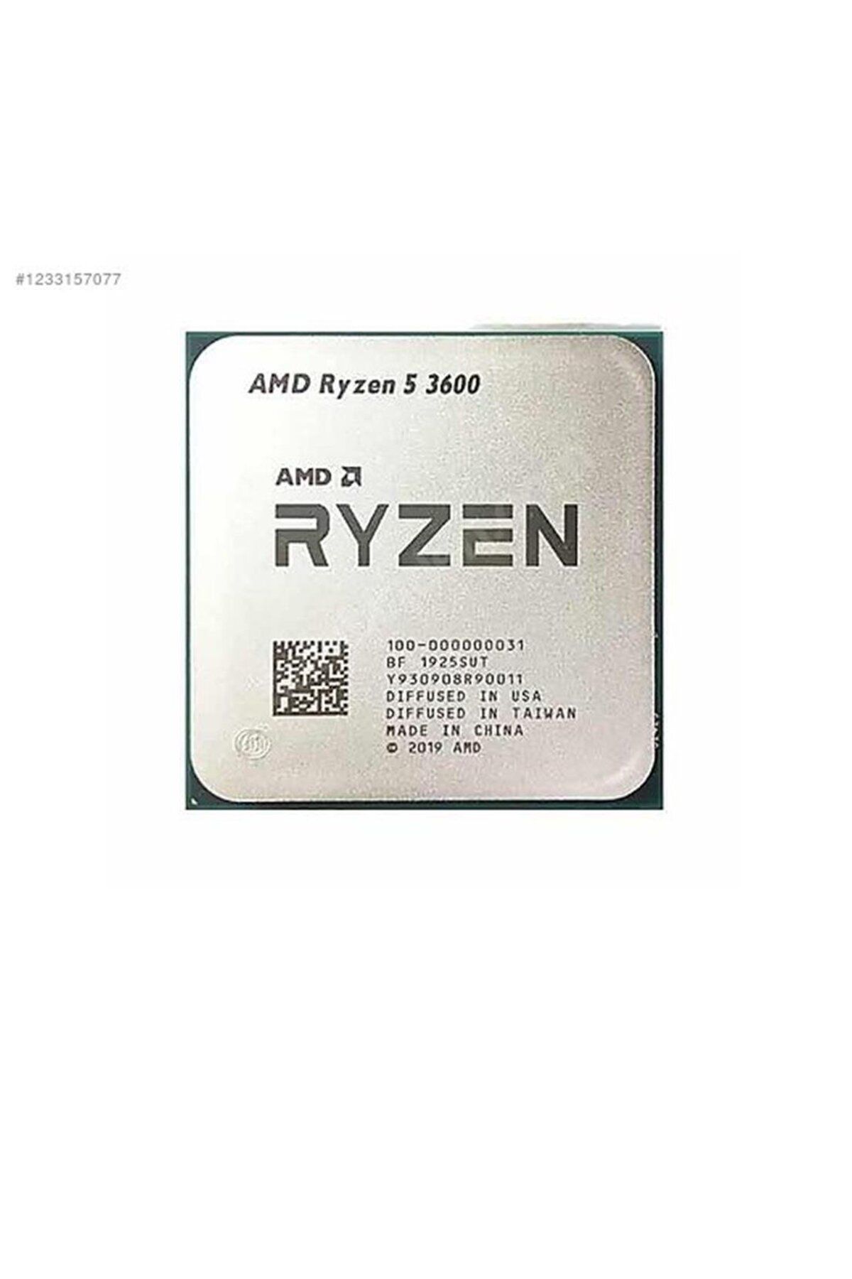 Amd Ryzen 5 3600 Mpk 3.60ghz 32mb Am4 (65W) Kutusuz Tray Işlemci