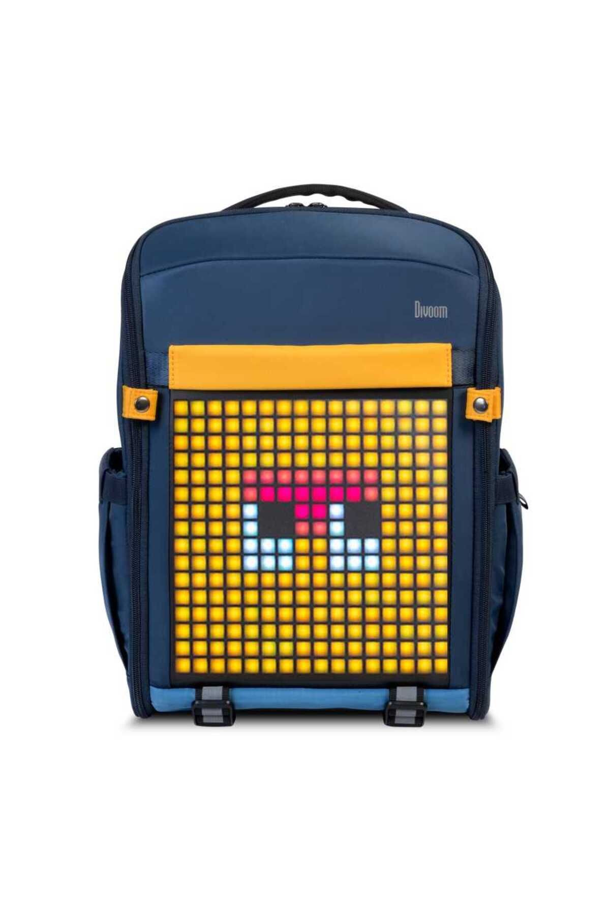 DIVOOM Pixoo Backpack S Mavi Piksel Led Ekranlı Sırt Çantası