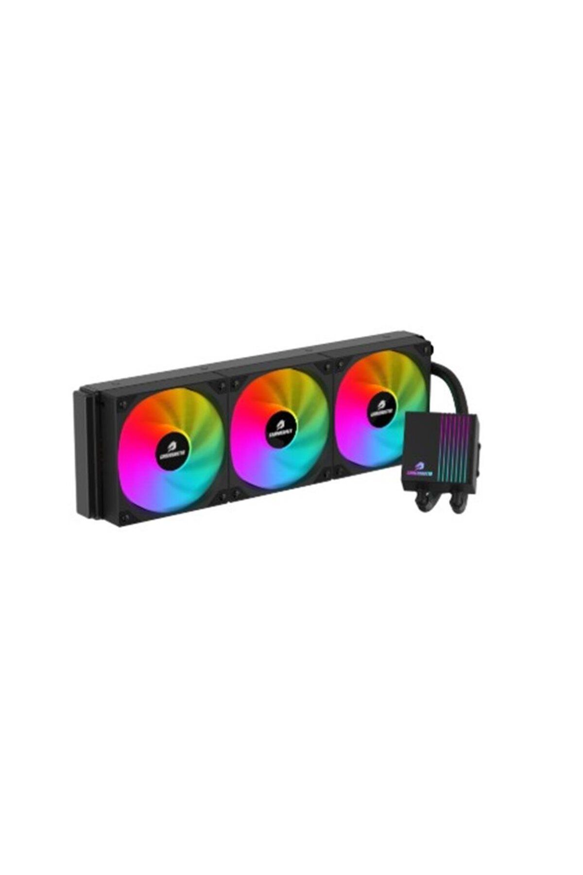 GAMEBOOSTER Prıme P360b Rainbow Fanlı Lga1700-am5 Uyumlu 360mm Cpu Sıvı Soğutma Sistemi (SİYAH)