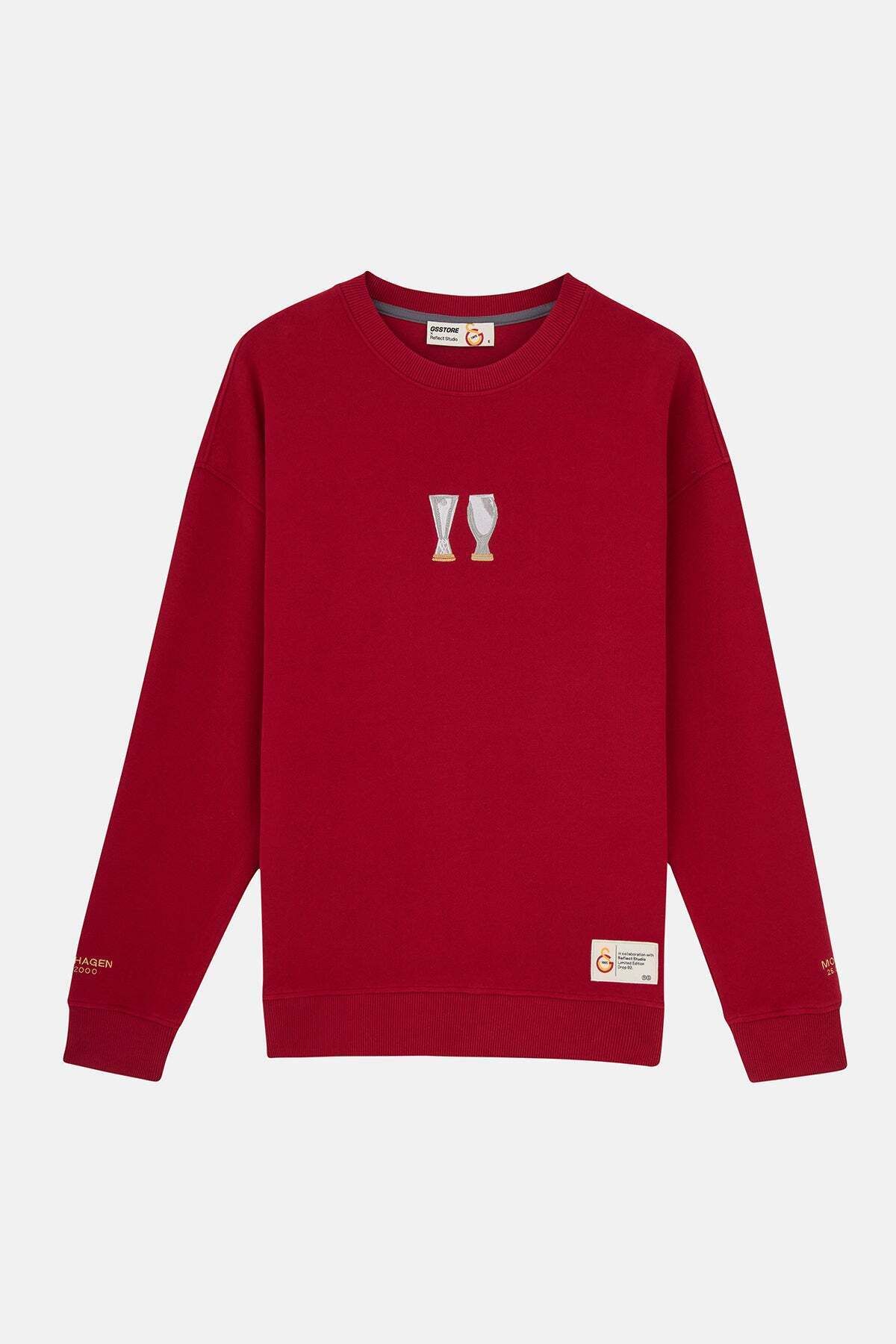 Reflect Studio Kupa SuperSoft Sweatshirt - Kırmızı