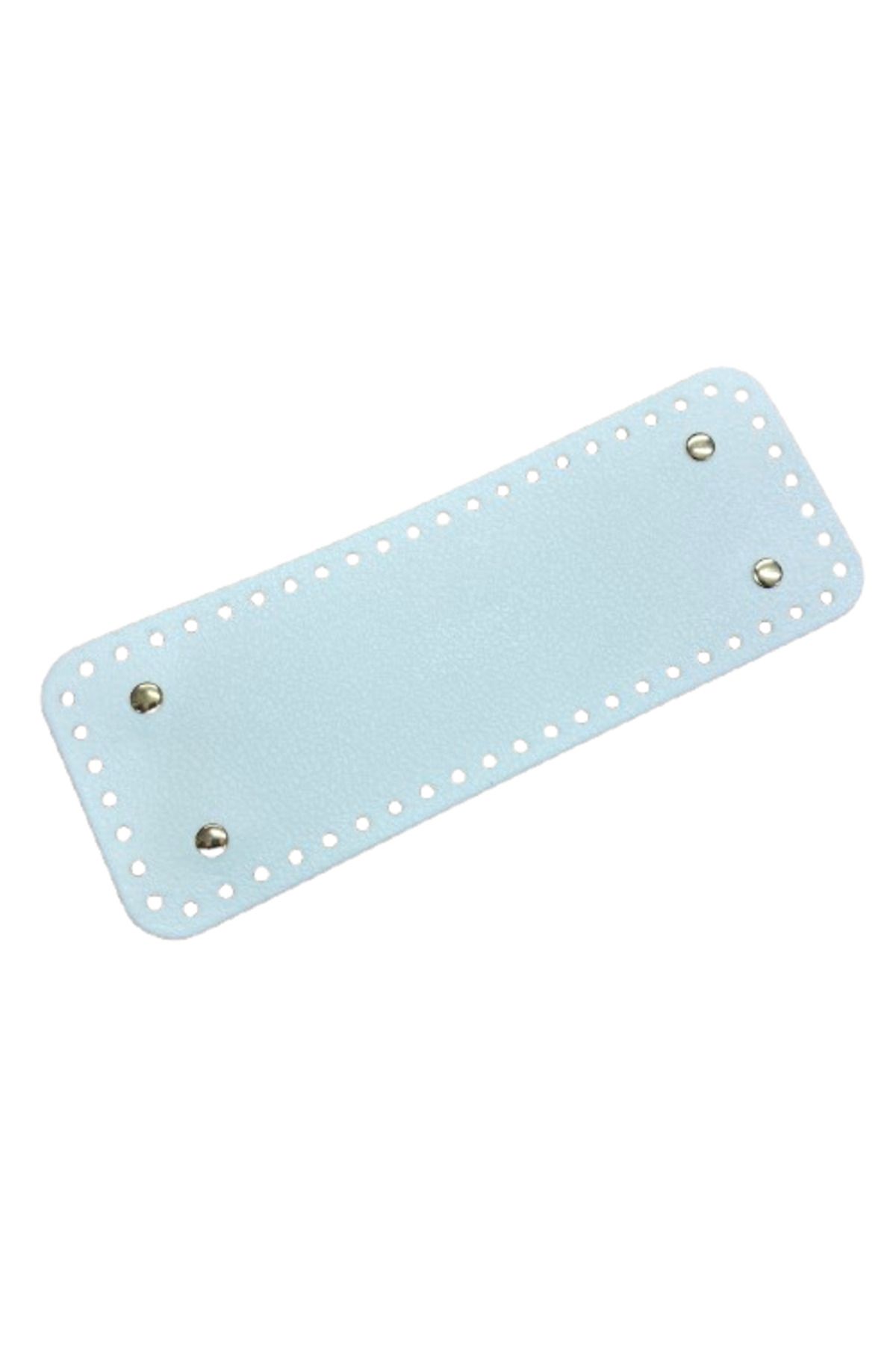 EleganTShoP Rivetli Deri Çanta Tabanı Dikdörtgen 23*8,4 cm