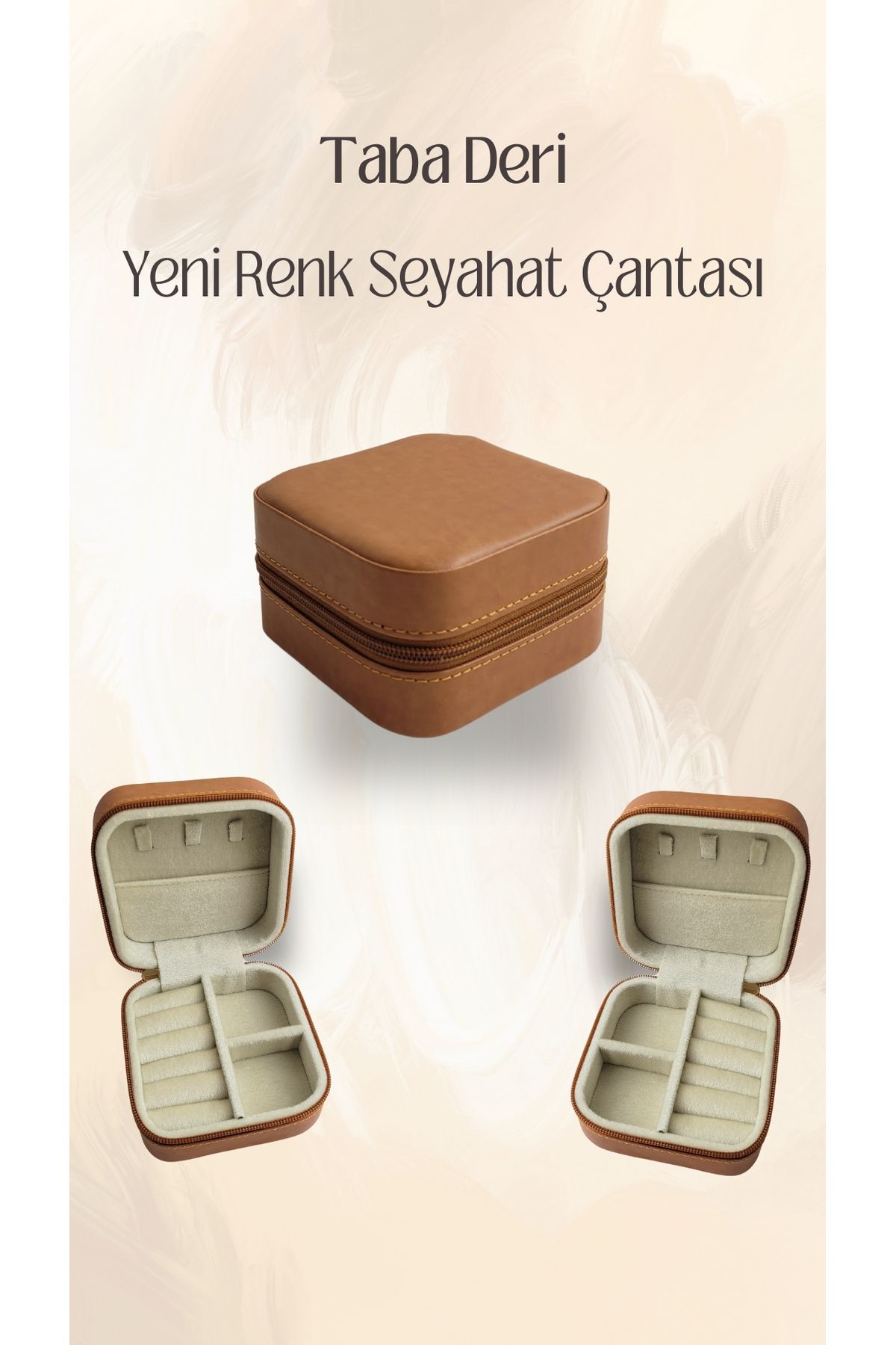 Layla Decor Fermuarlı Takı Kutusu Seyahat Çantası