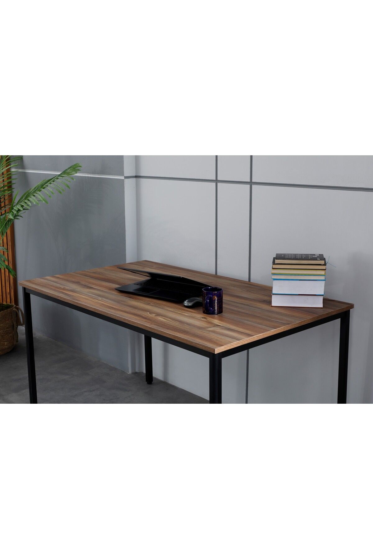 SEHPOL Çalışma Masası 140x80x75 Cm Siyah Atlantik Çam