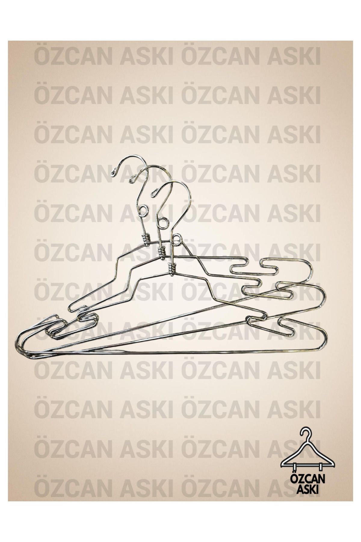 OZC 5 ADET LÜKS METAL ELBİSE ASKISI