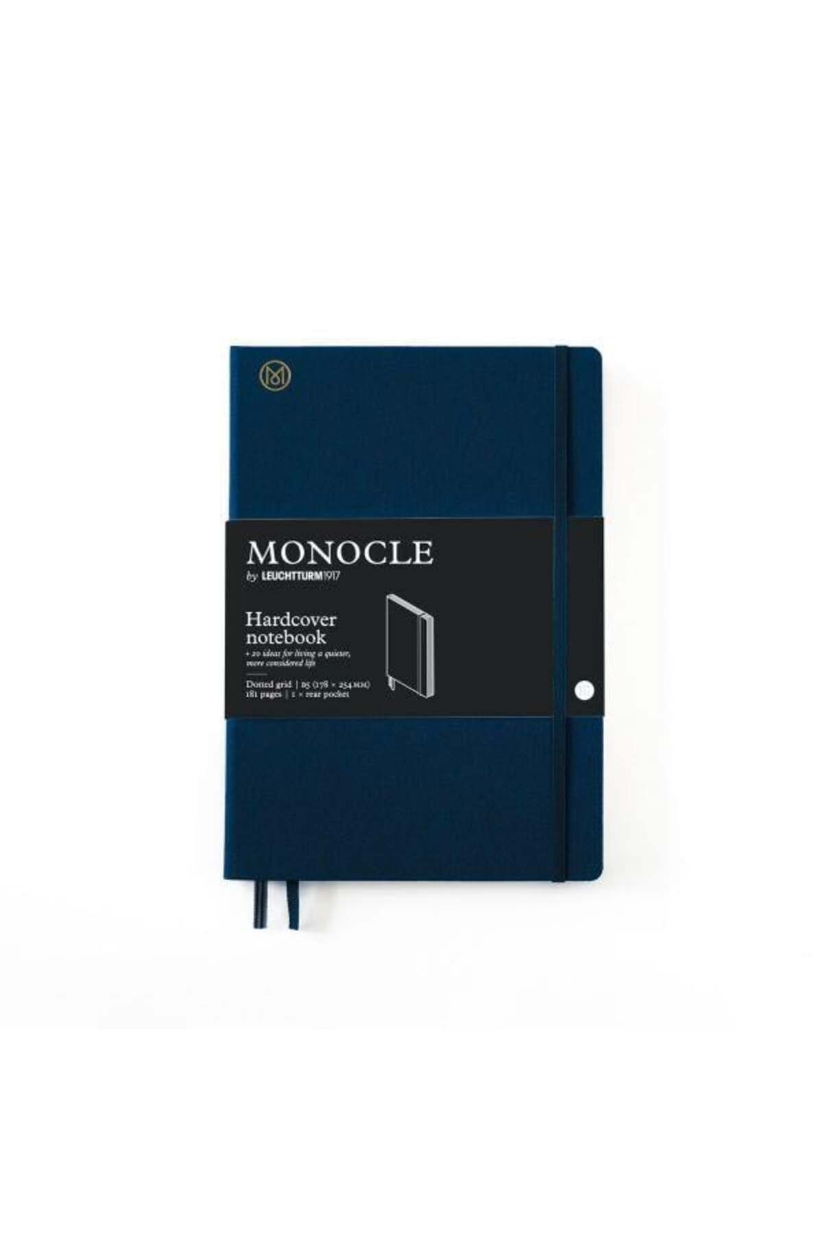 Leuchtturm1917 x Monocle Limited Edition Defter B5, Sert Kapak, 192 Noktalı Sayfa Navy 363352
