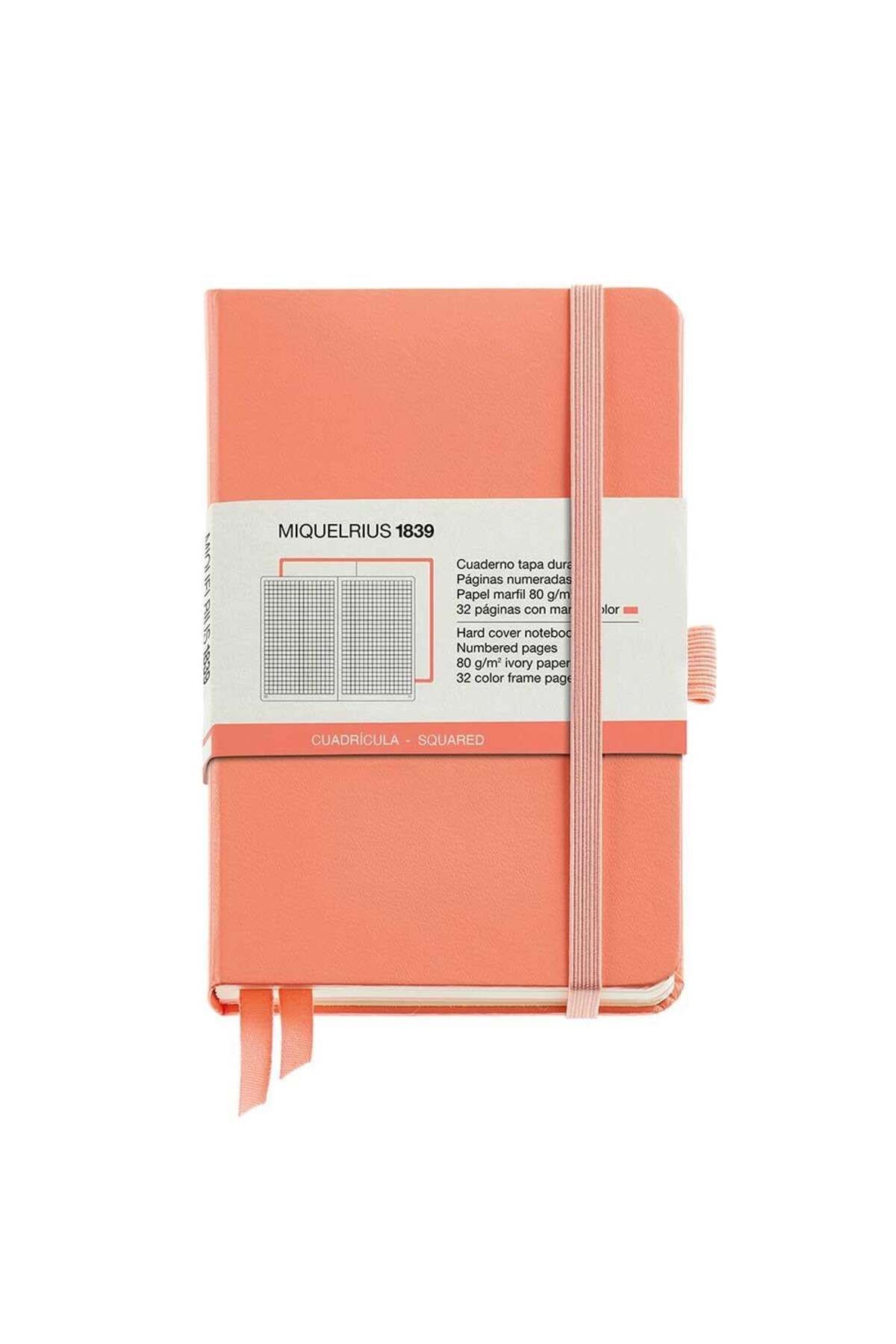 Unmeiprojects Miquelrius B7 Chromatic Kareli Defter Salmon/Orange