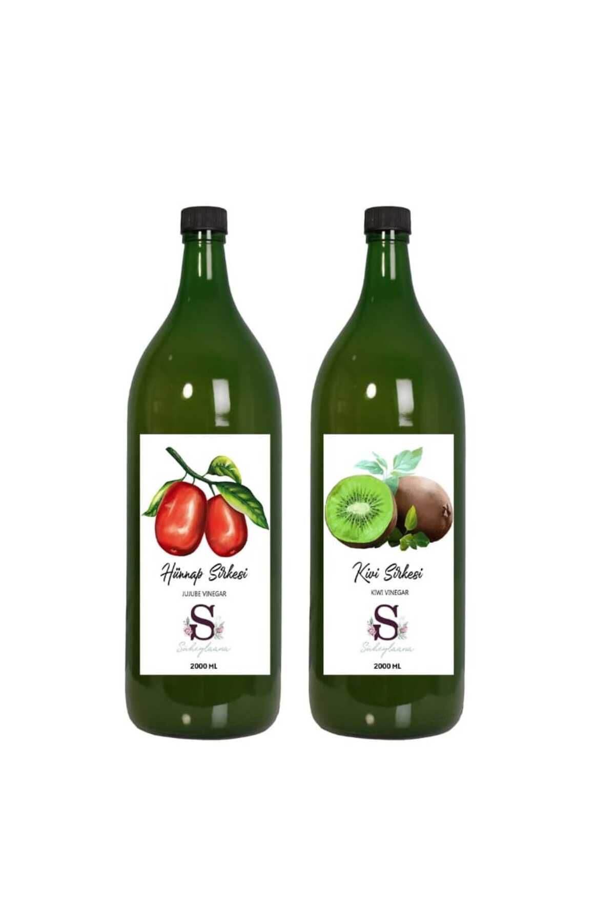 Süheylaana Doğal Hünnap Sirkesi 2000 Ml - Doğal Kivi Sirkesi 2000 Ml